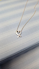 Tiffany & Co. Loving Heart Sterling Silver Necklace - 2697