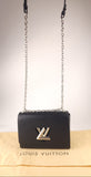 Louis Vuitton Black Epi LV Twist Shoulder Bag - R0015