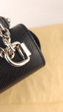 Louis Vuitton Black Epi LV Twist Shoulder Bag - R0015