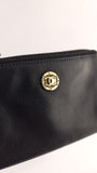 Chanel Black Textured Leather Key Cles Pouch - G0391