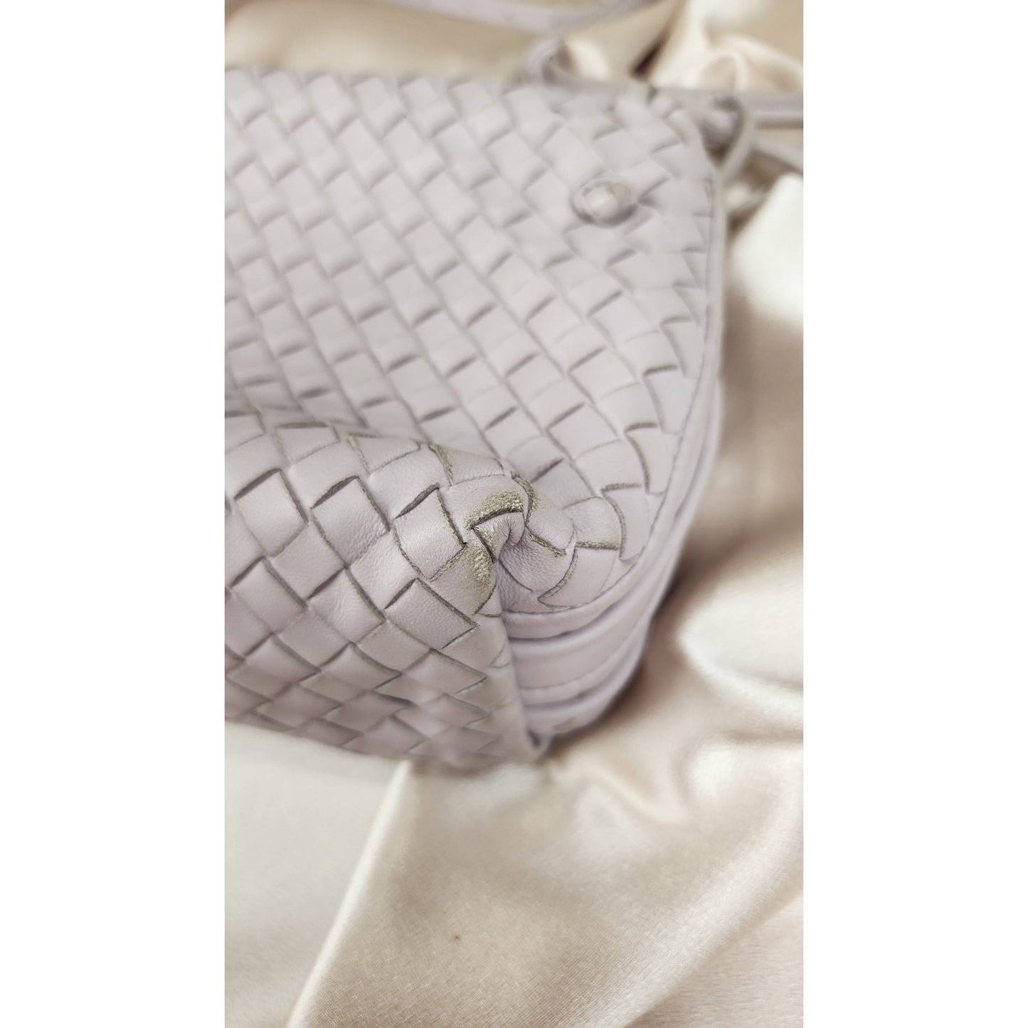 Bottega Veneta Intrecciato Leather Lilac Crossbody