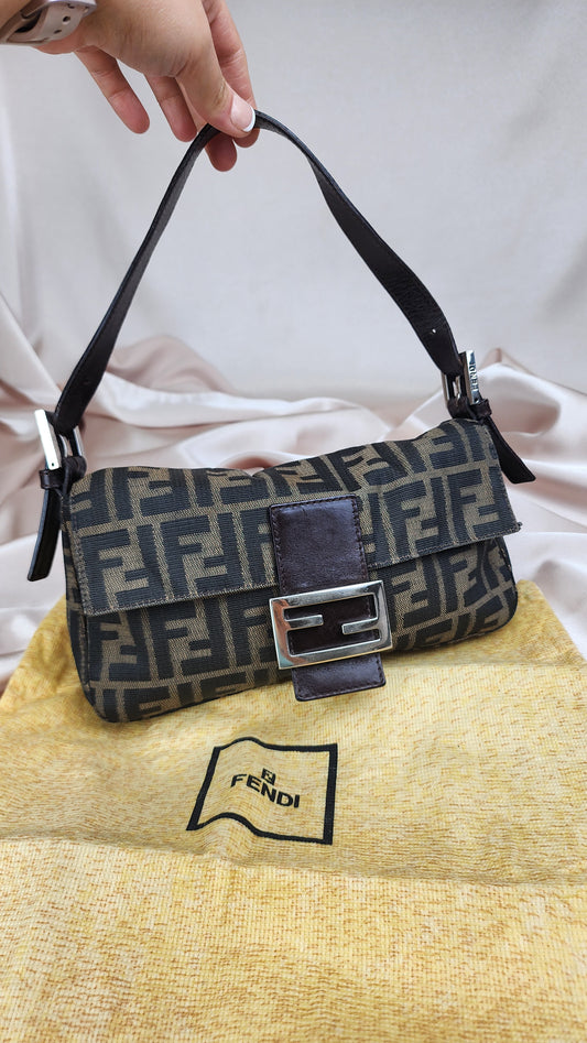 Fendi Zucca Print Baguette