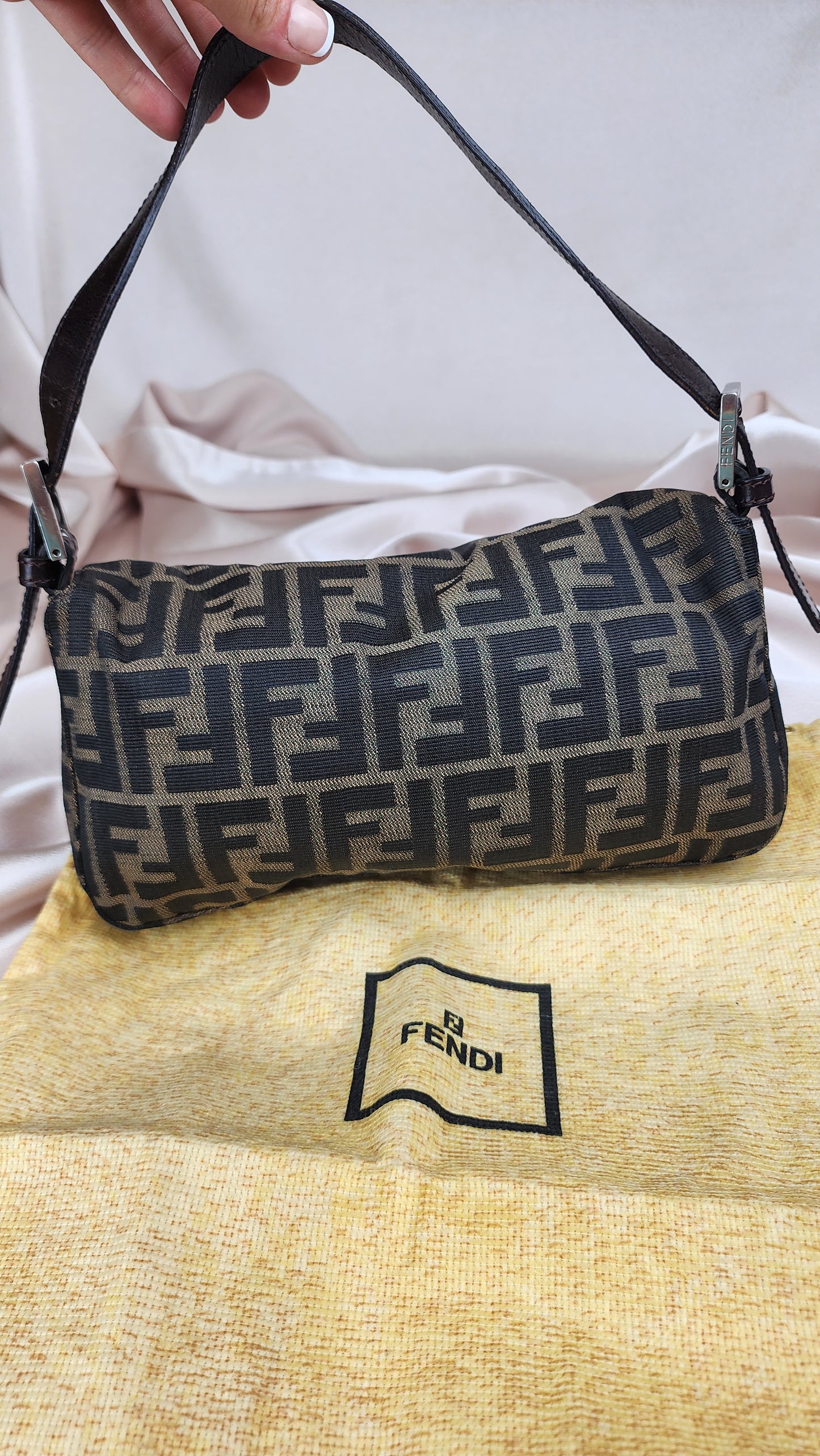 Fendi Zucca Print Baguette