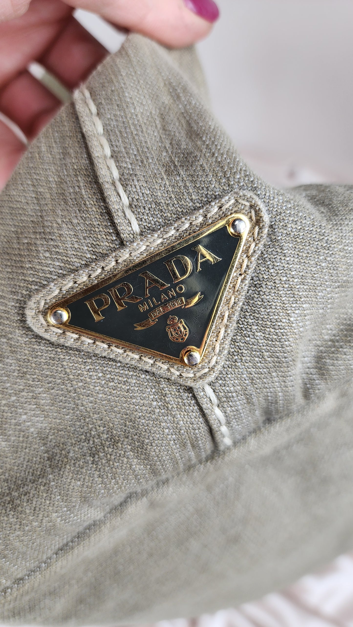 Prada Canapa Light Olive