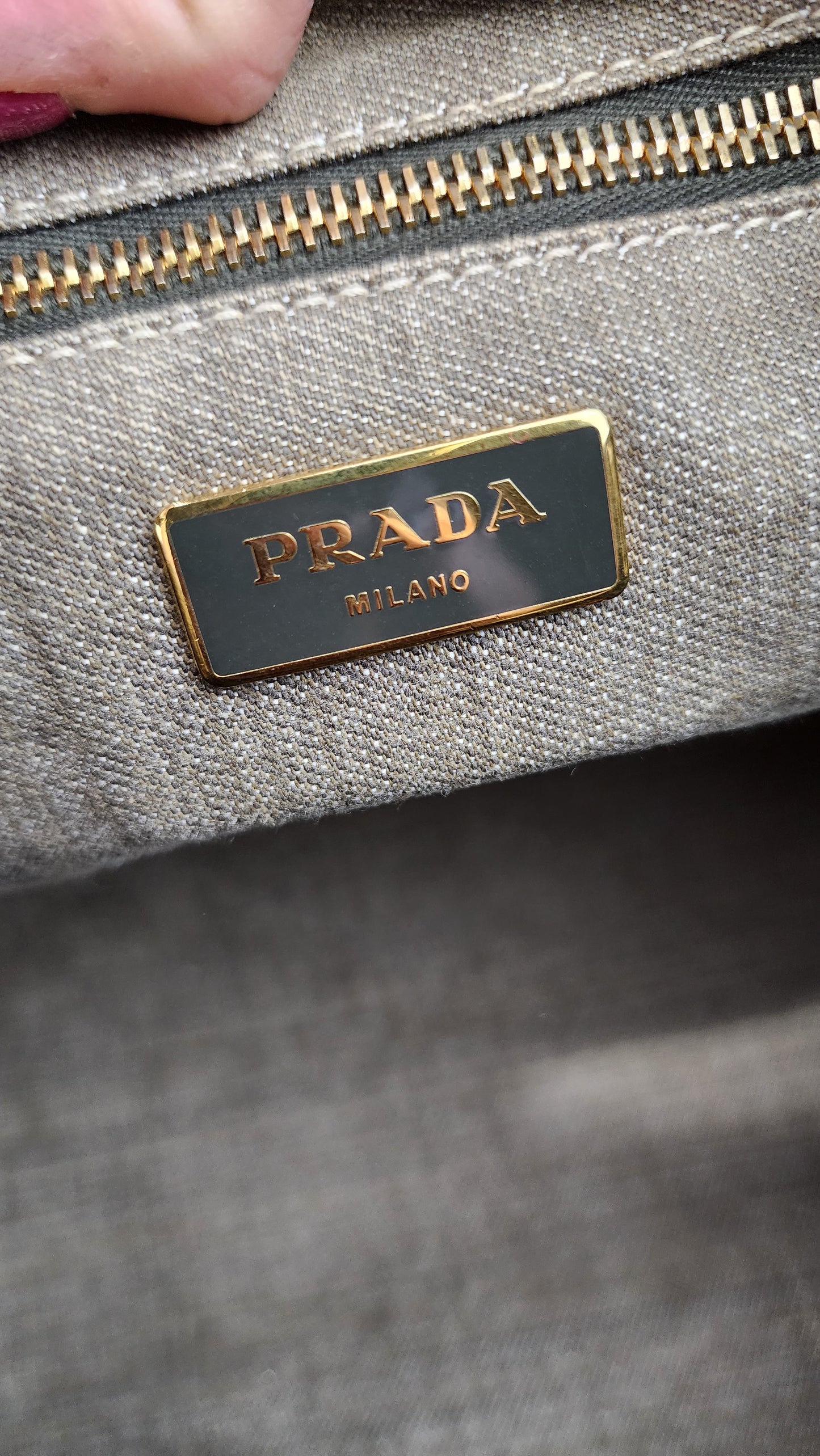 Prada Canapa Light Olive