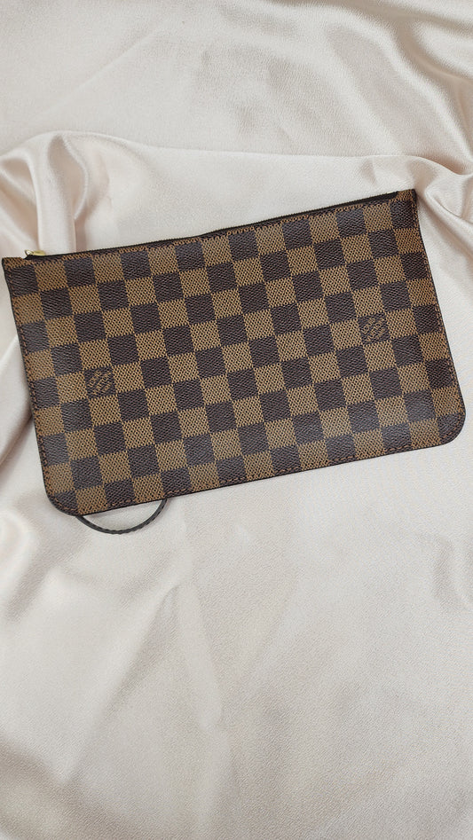 Louis Vuitton Neverfull Pouch MM Damier Ebene