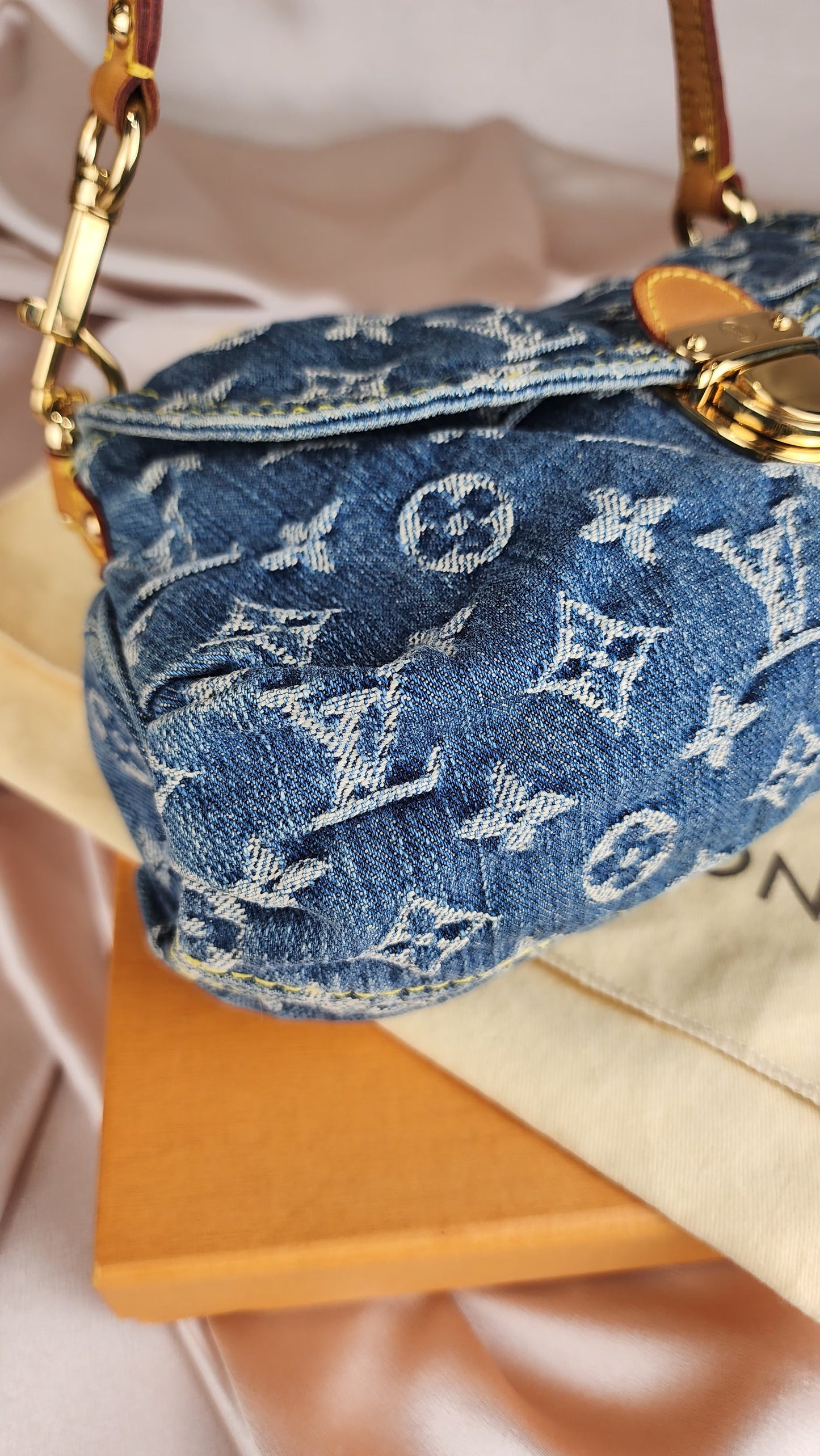 Louis Vuitton Denim Mini Preity Shoulder Bag