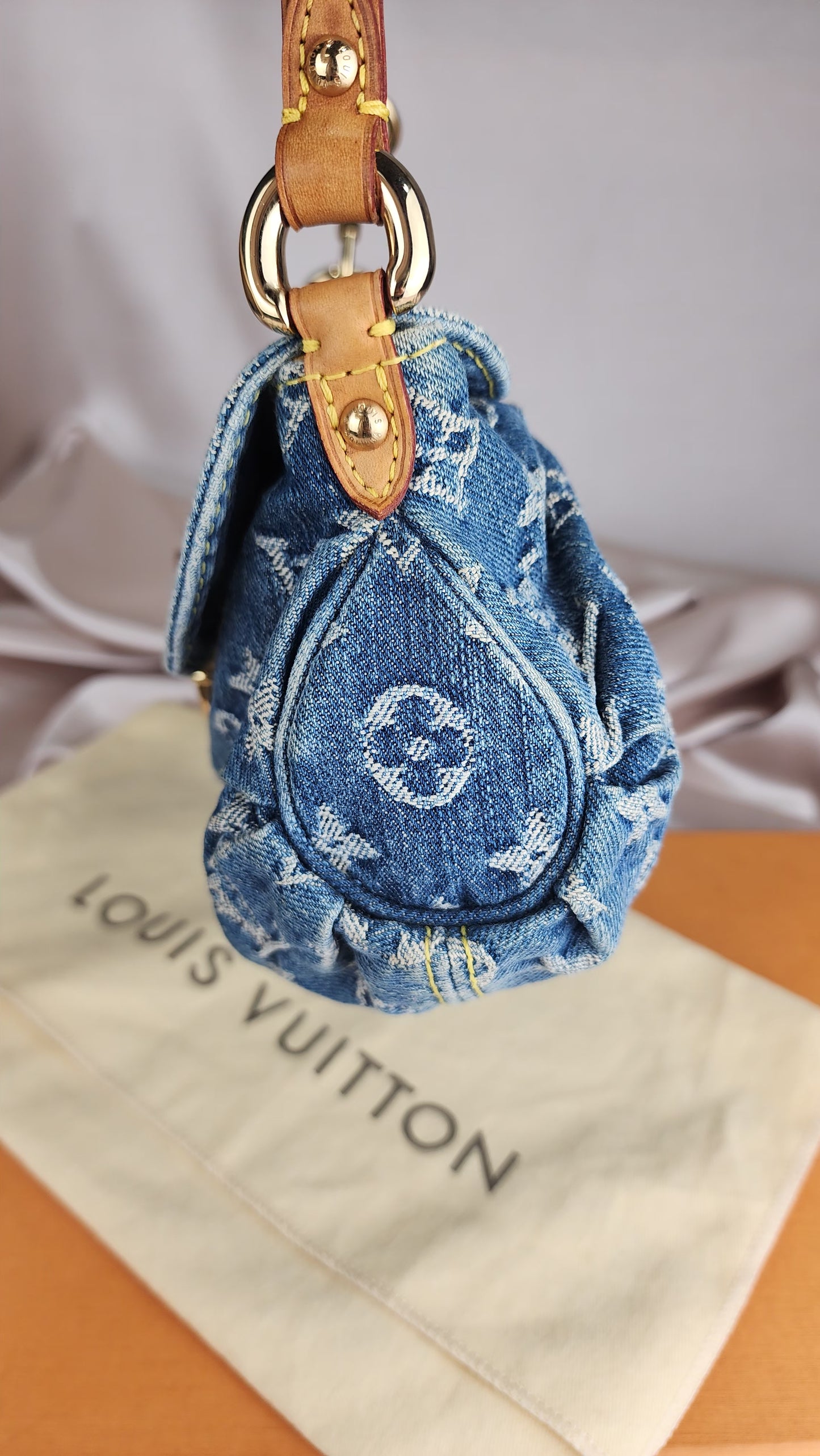 Louis Vuitton Denim Mini Preity Shoulder Bag