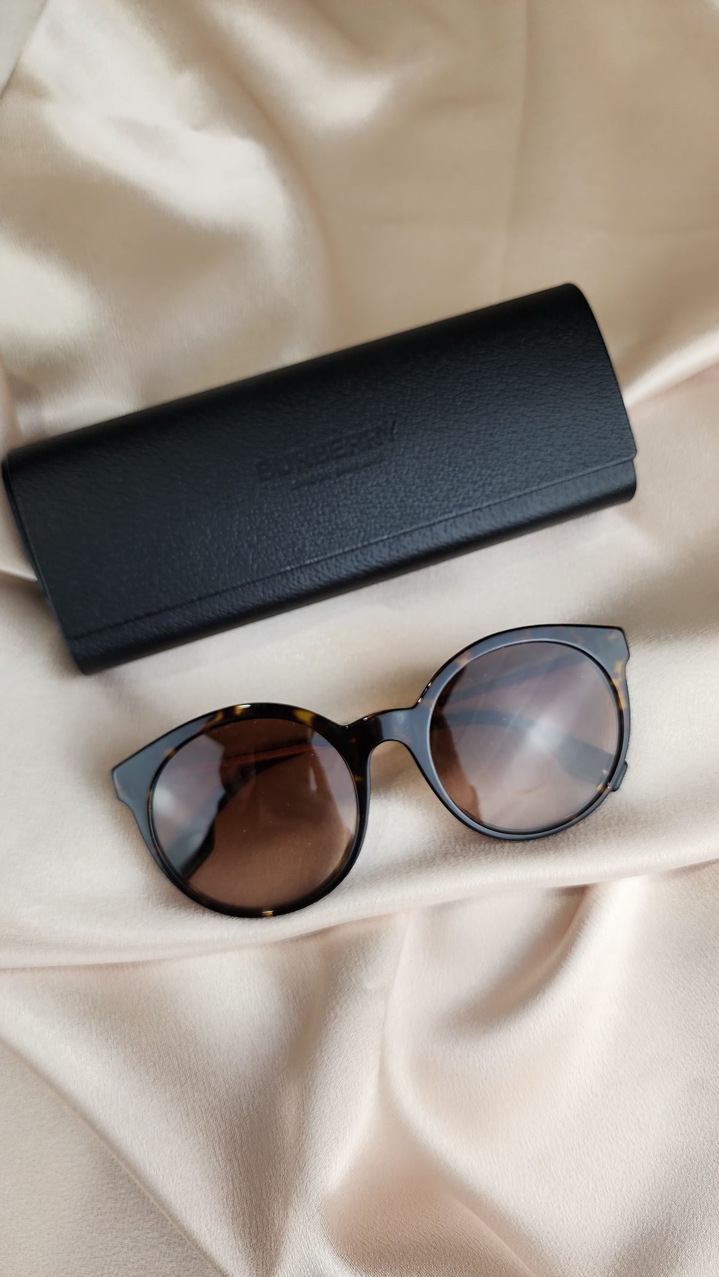 Burberry Tortoise Shell Sunglasses