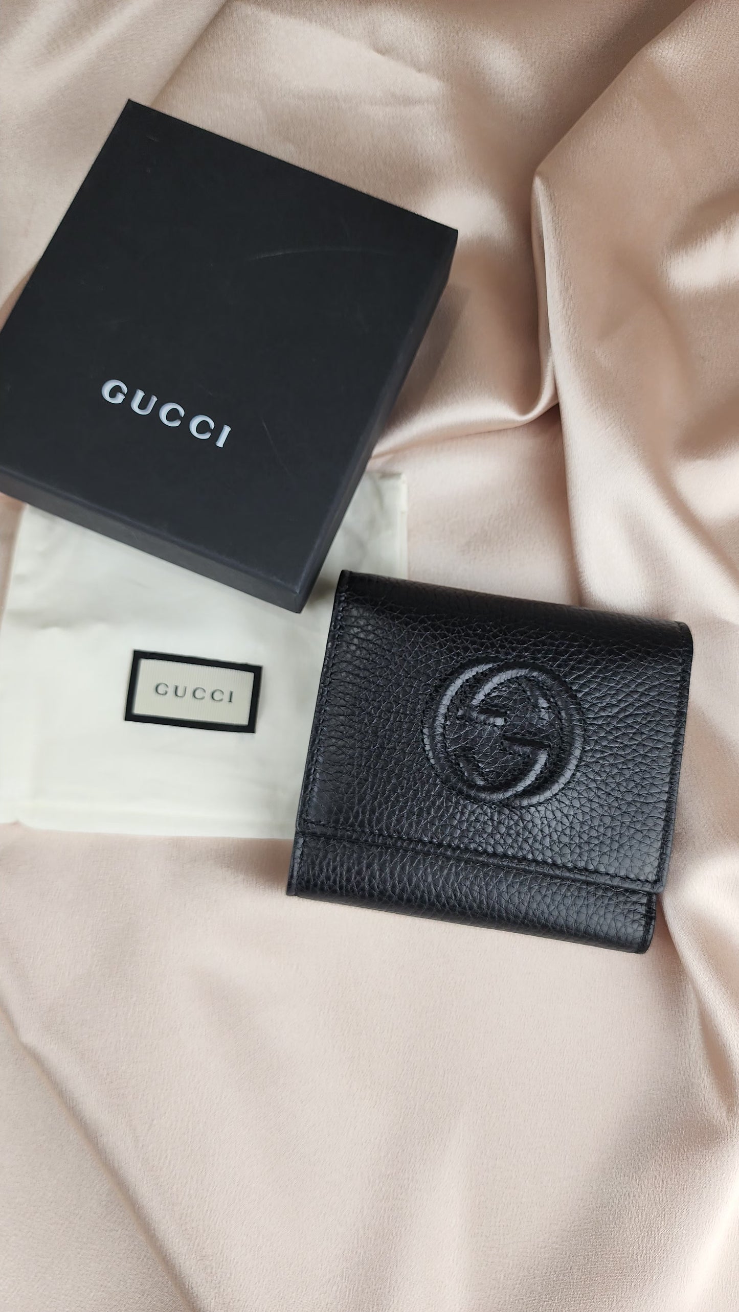 Gucci Soho Black Leather Wallet - BRAND NEW!