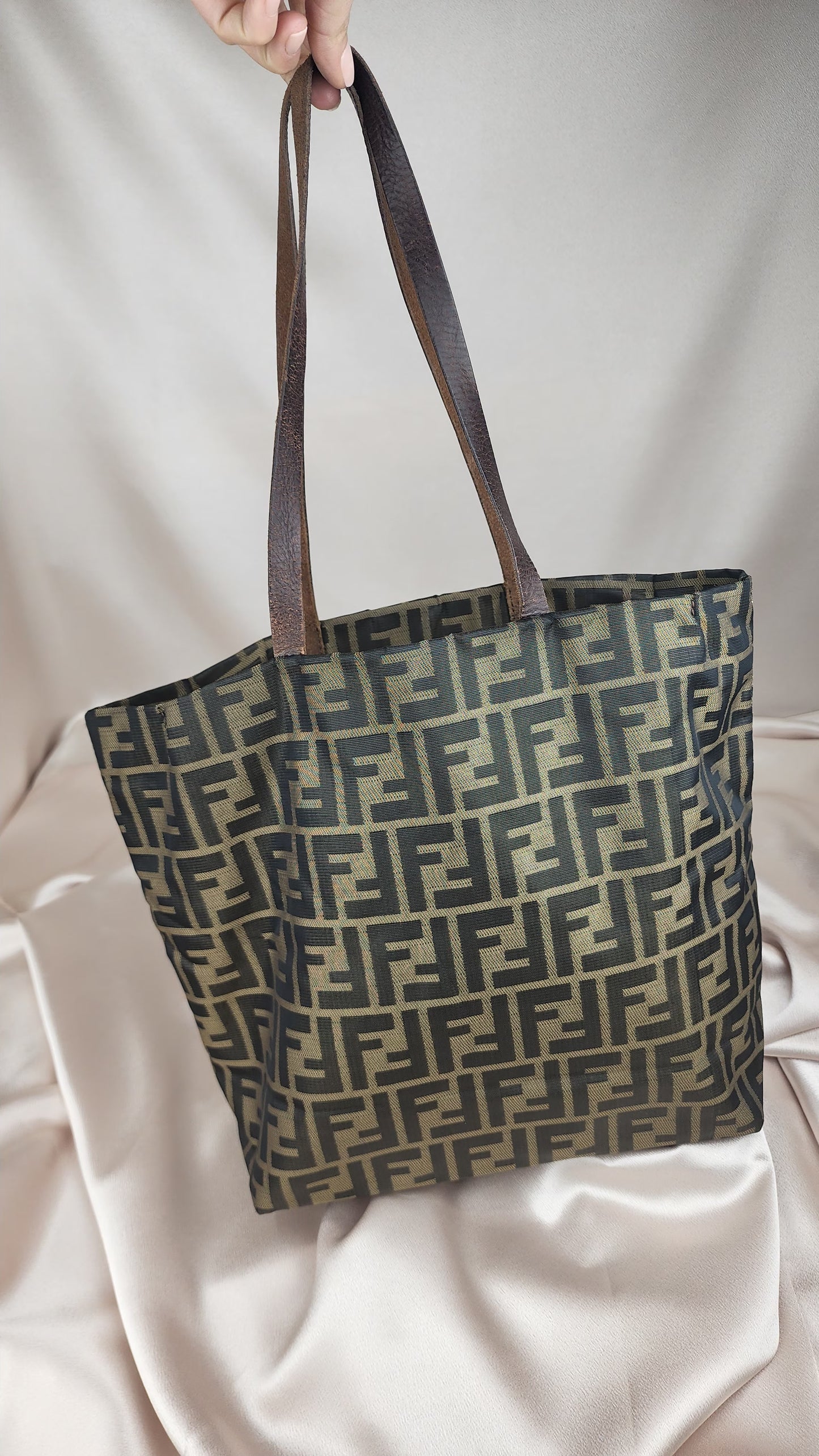 Fendi Zucca Print Shopper Tote