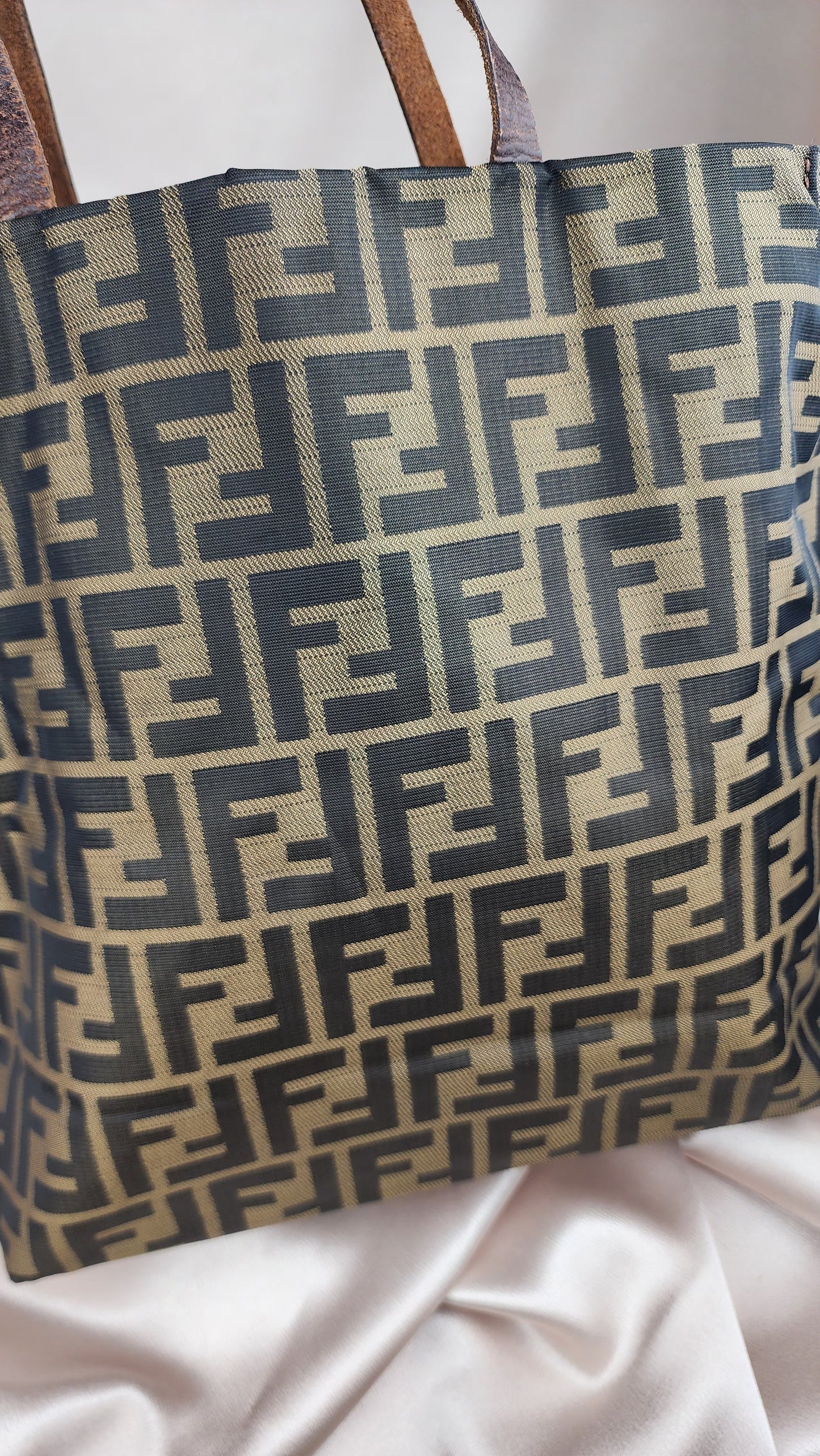 Fendi Zucca Print Shopper Tote