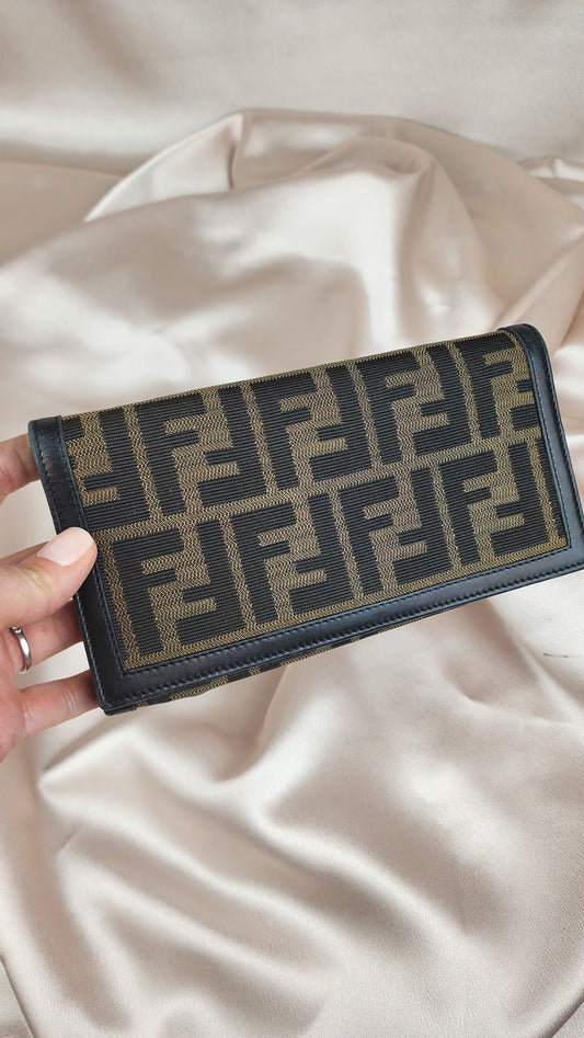 Fendi Long Bifold Wallet