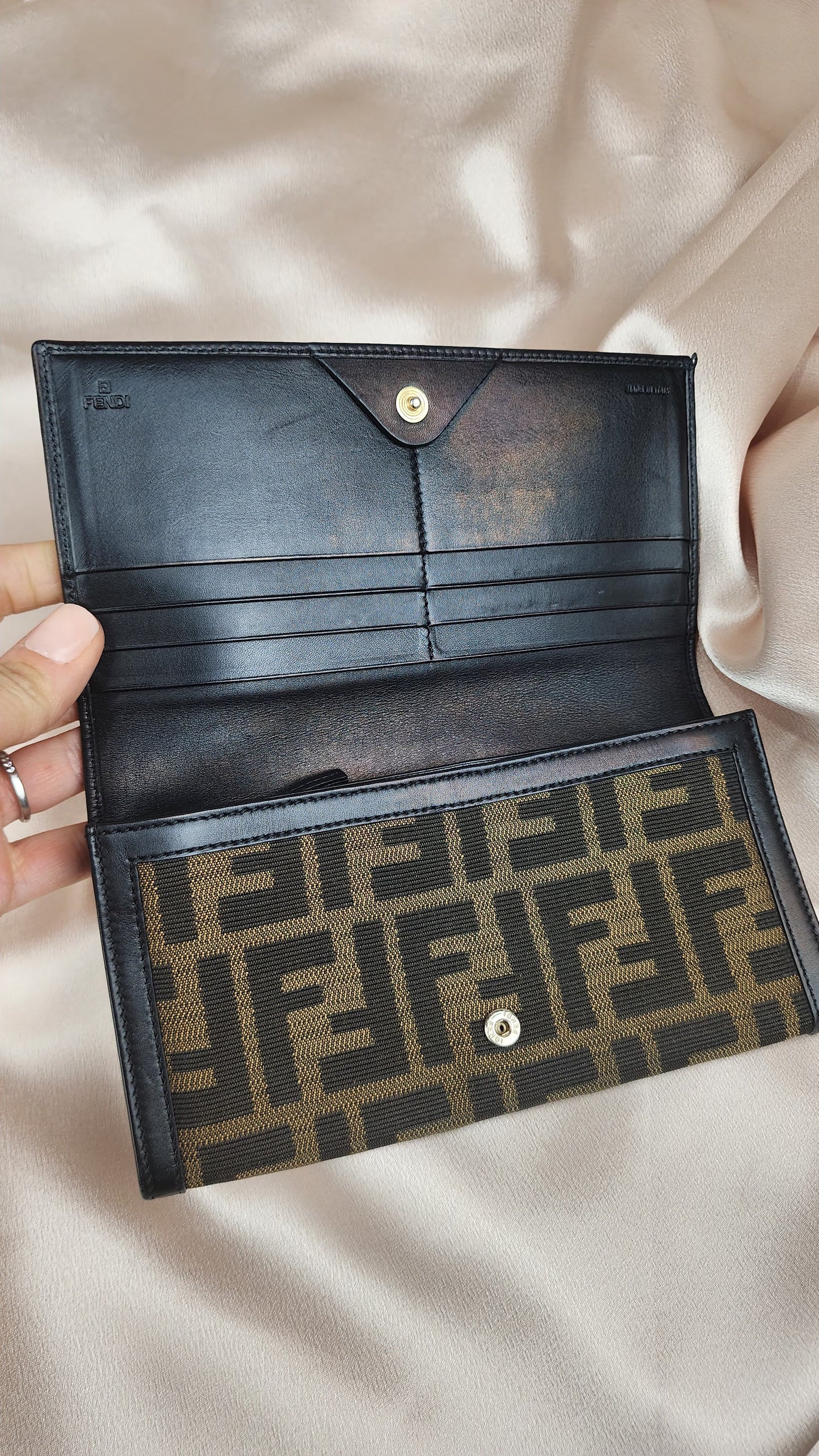 Fendi Long Bifold Wallet