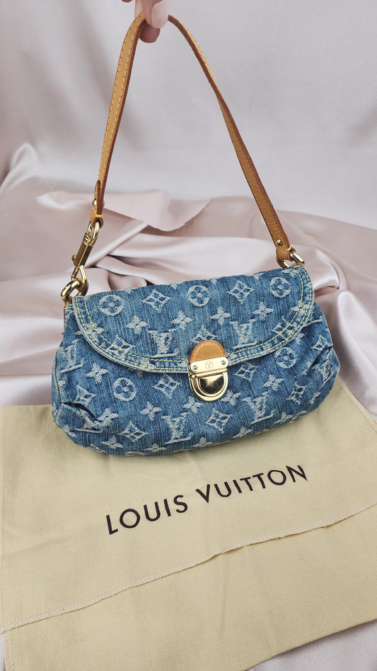 Louis Vuitton Denim Mini Preity Shoulder Bag