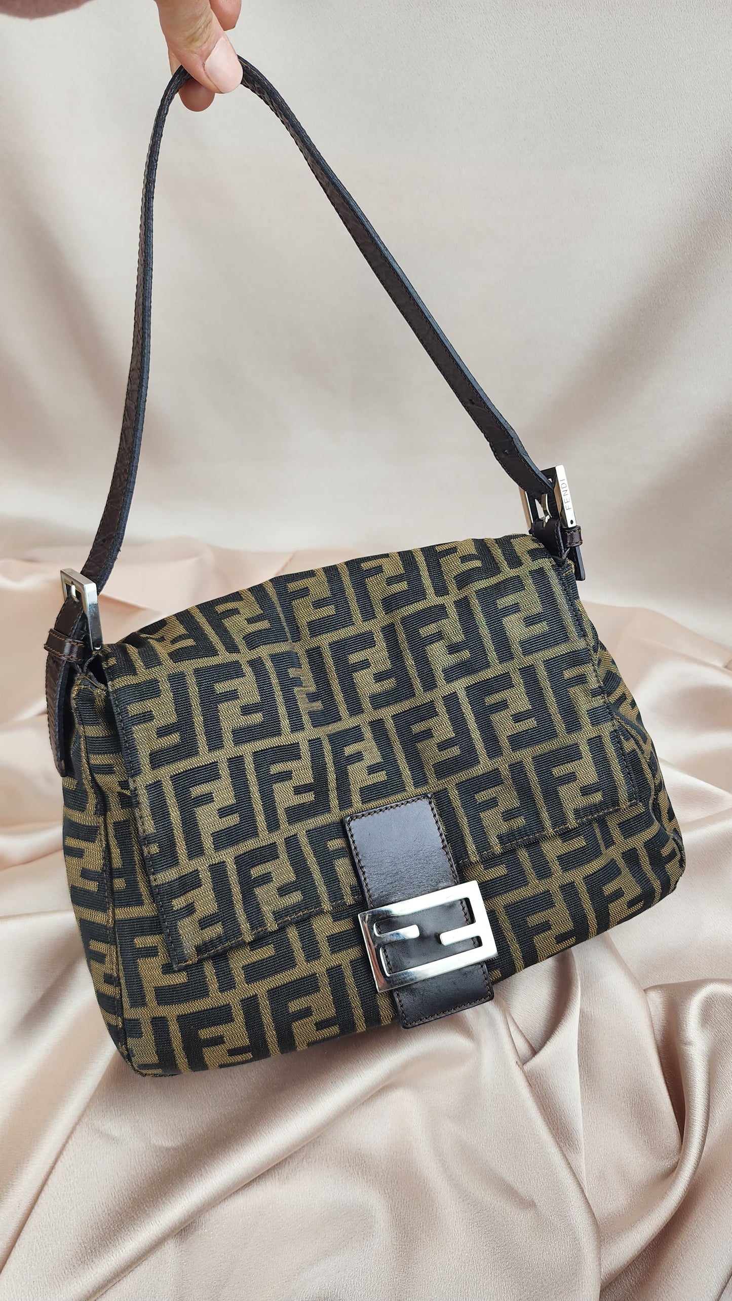 Fendi Zucca Print Mama Baguette