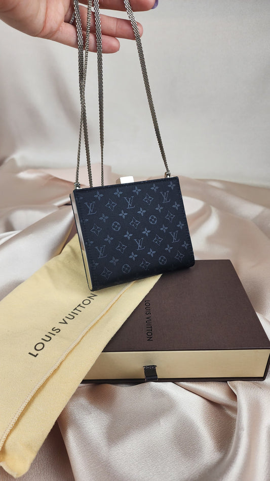 Louis Vuitton Satin Anjou PM Crossbody Bag