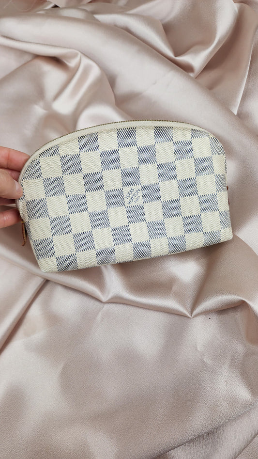 Louis Vuitton Damier Azur Cosmetic Pouch PM