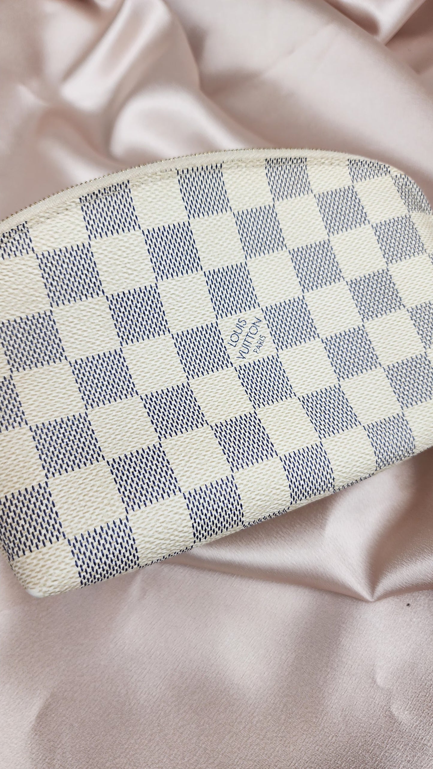 Louis Vuitton Damier Azur Cosmetic Pouch PM