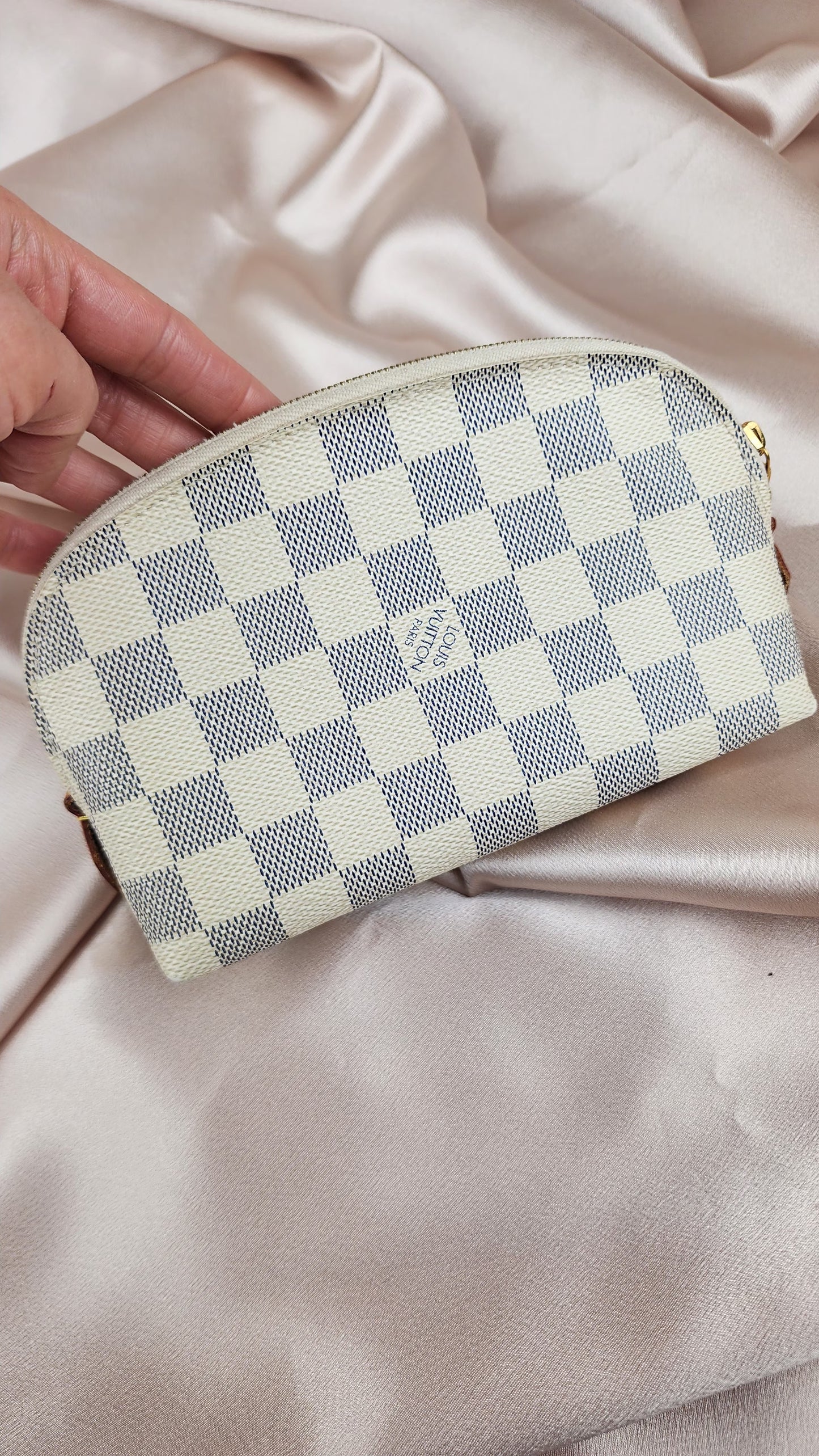 Louis Vuitton Damier Azur Cosmetic Pouch PM