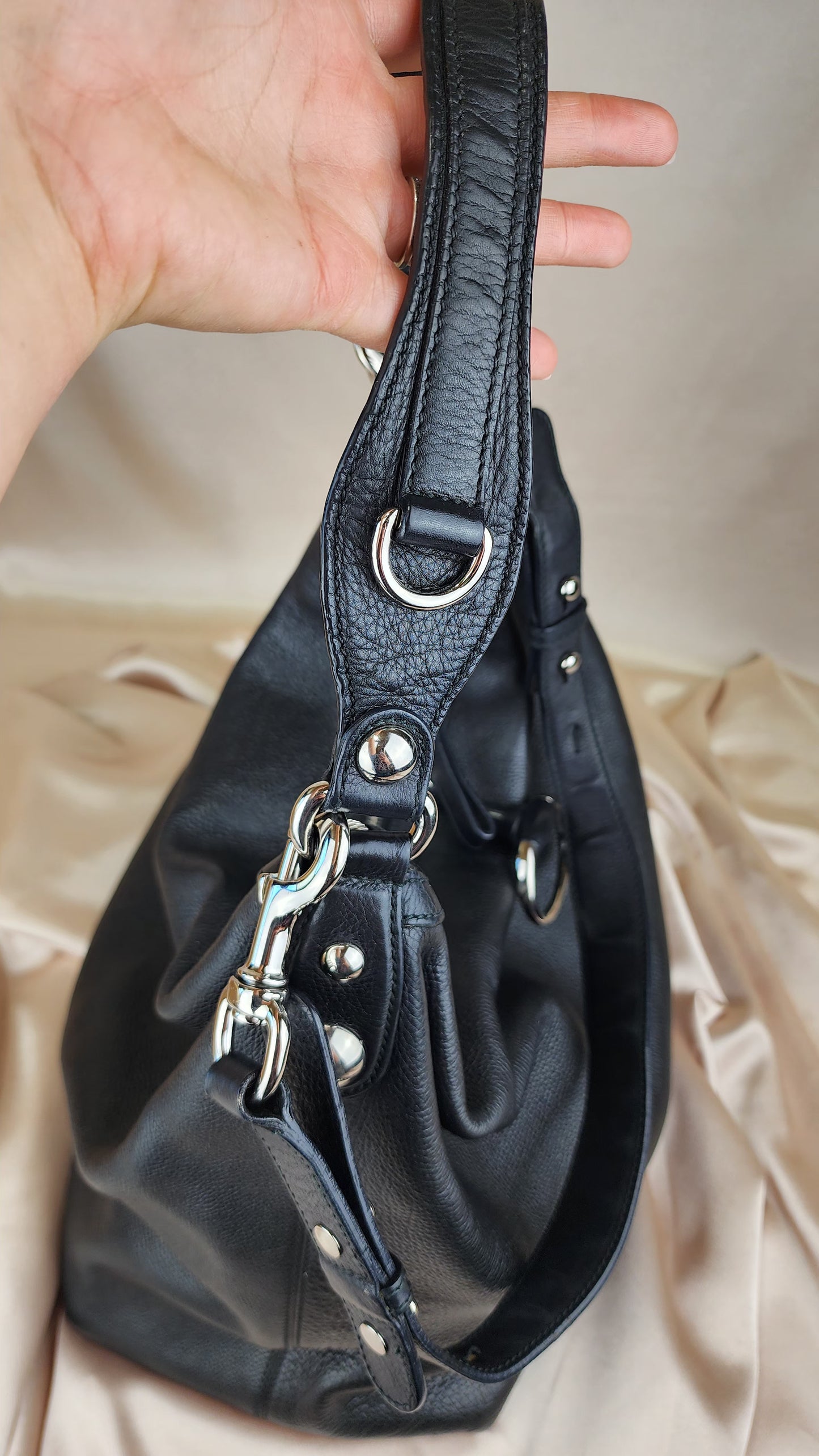 Gucci Black Leather Bag