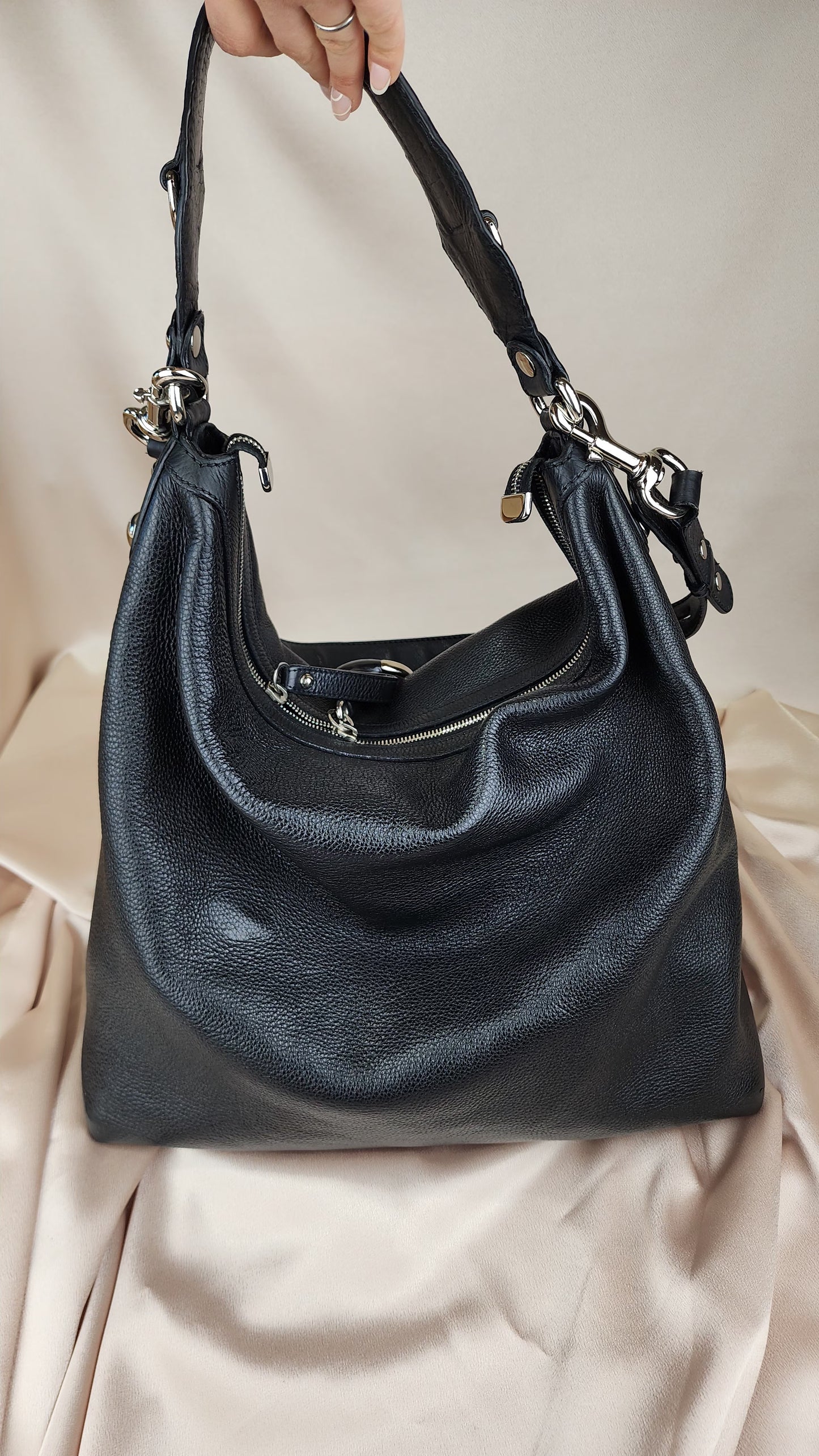 Gucci Black Leather Bag