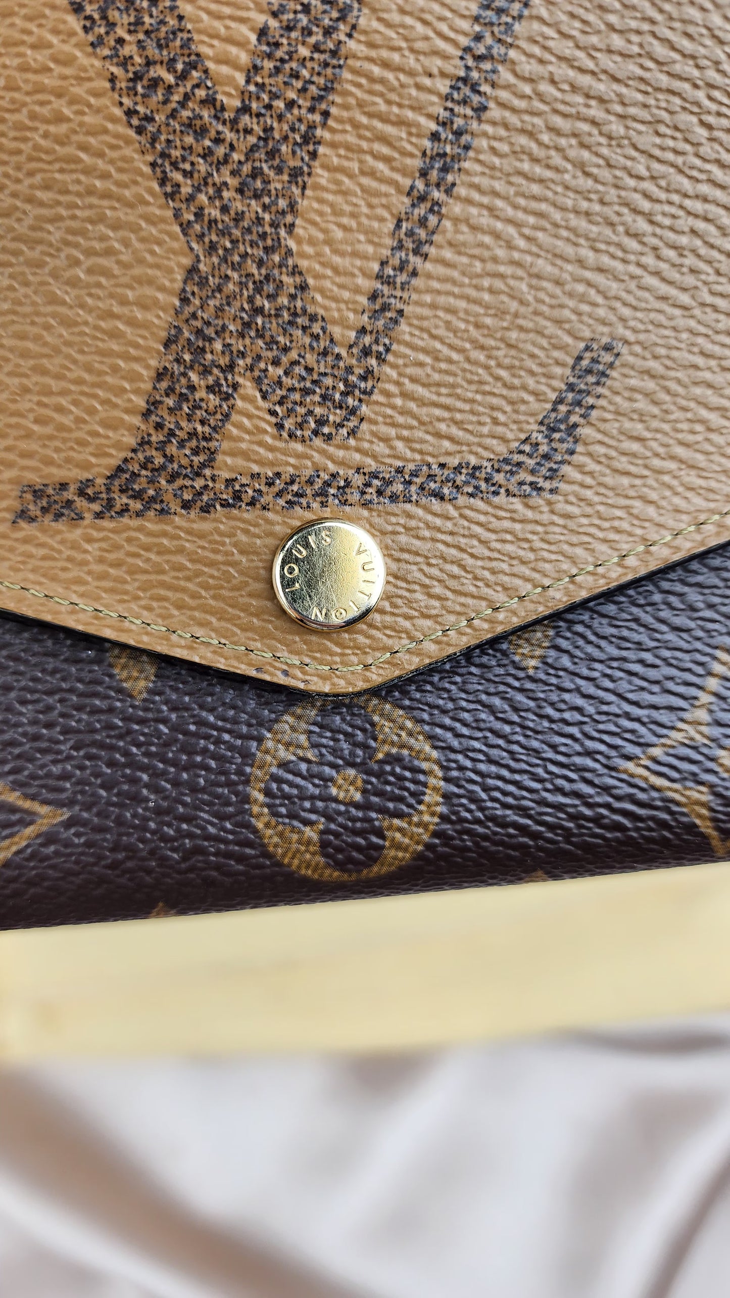 Louis Vuitton Reverse Monogram Sarah Wallet