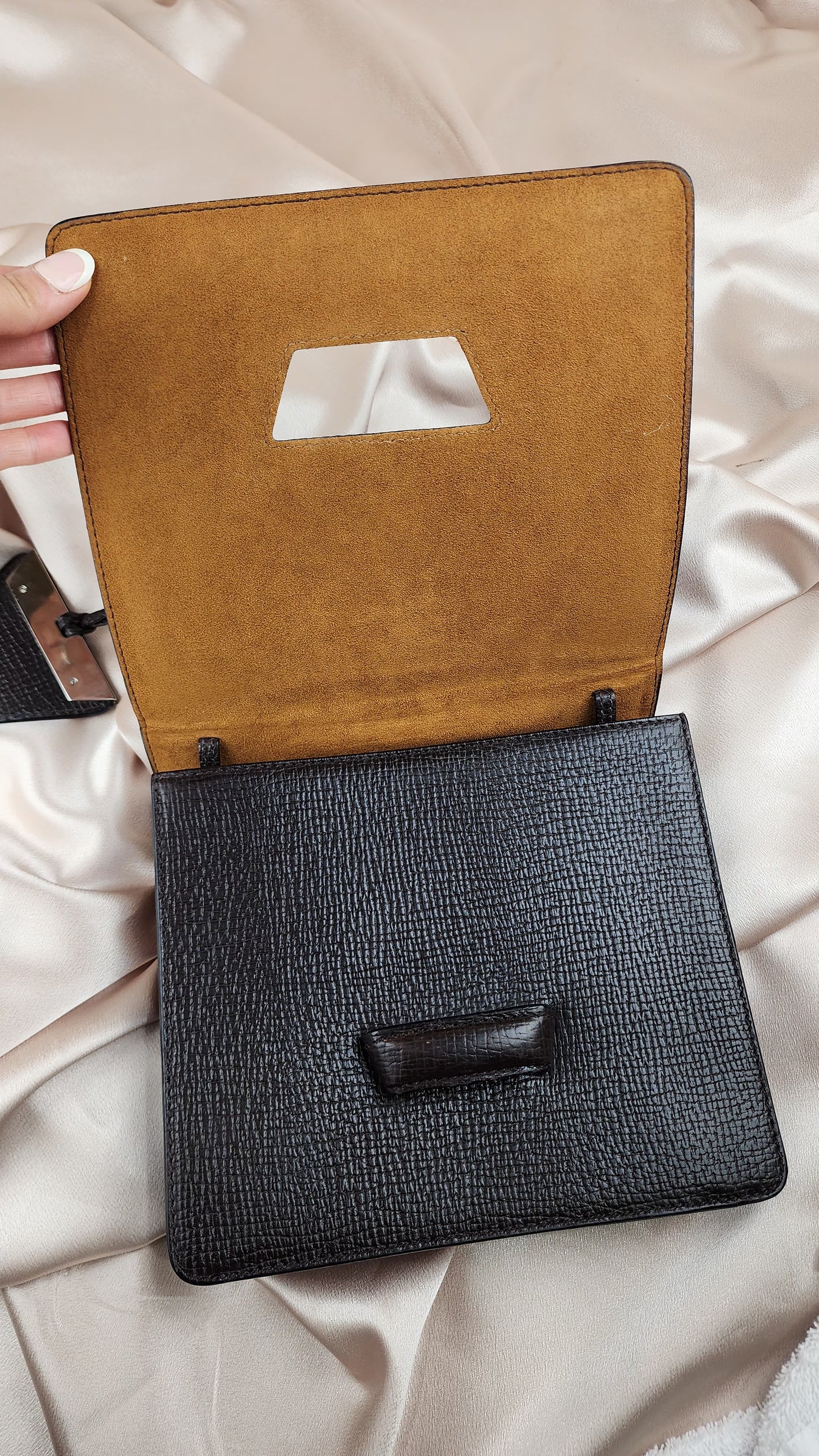 Loewe Barcelona Top Handle Bag in Brown