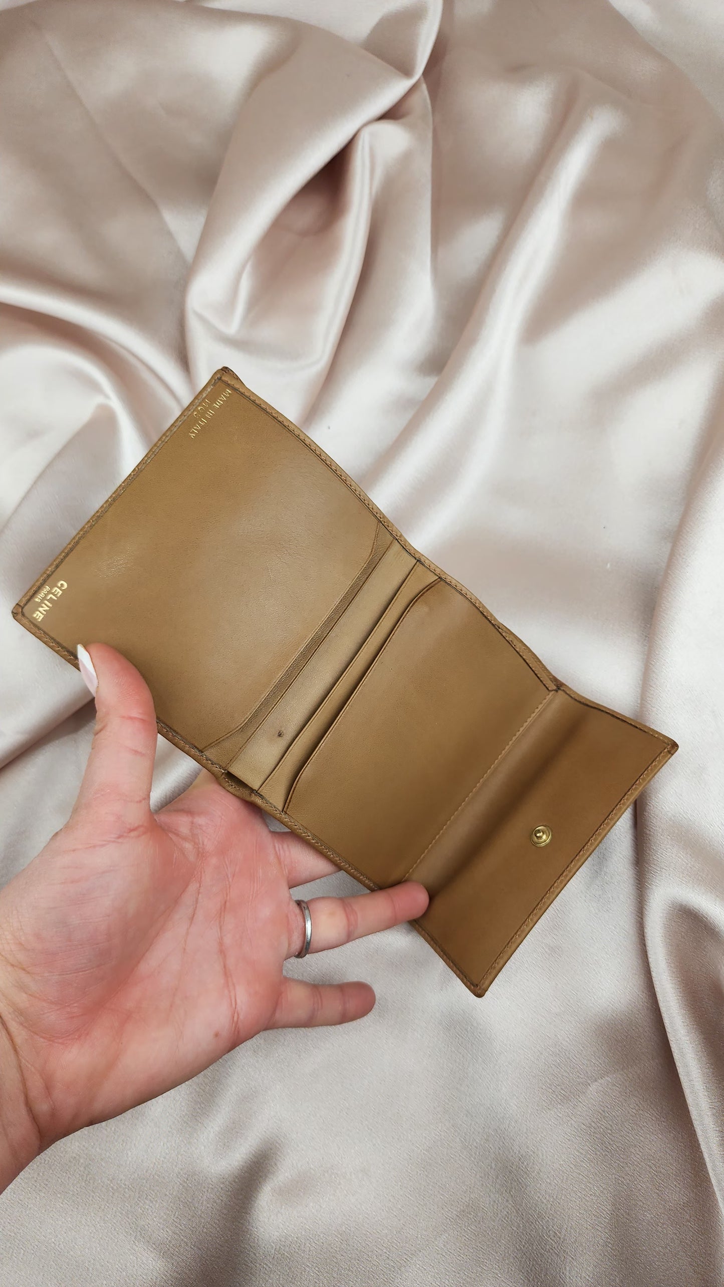 Celine Macadam Triomphe Compact Wallet