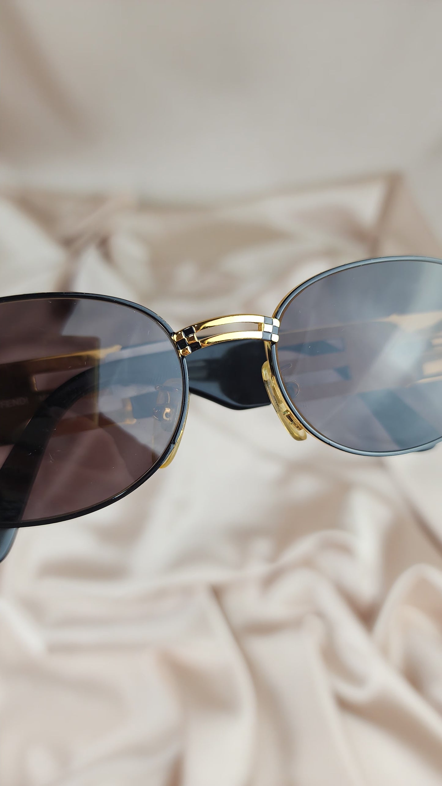 Fendi Vintage Gold Sunglasses 90's - 678