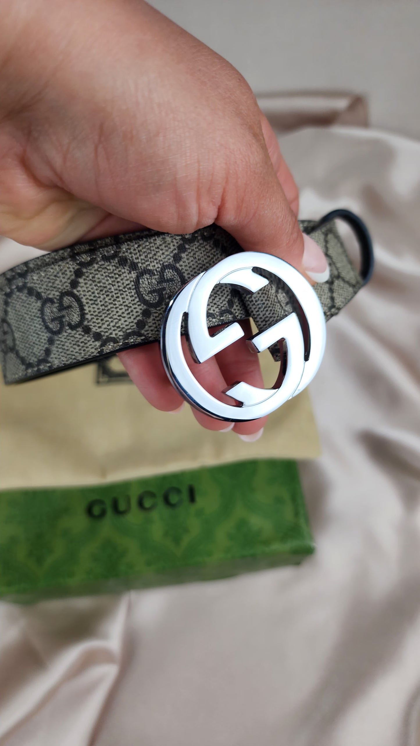 Gucci GG Supreme Belt -747