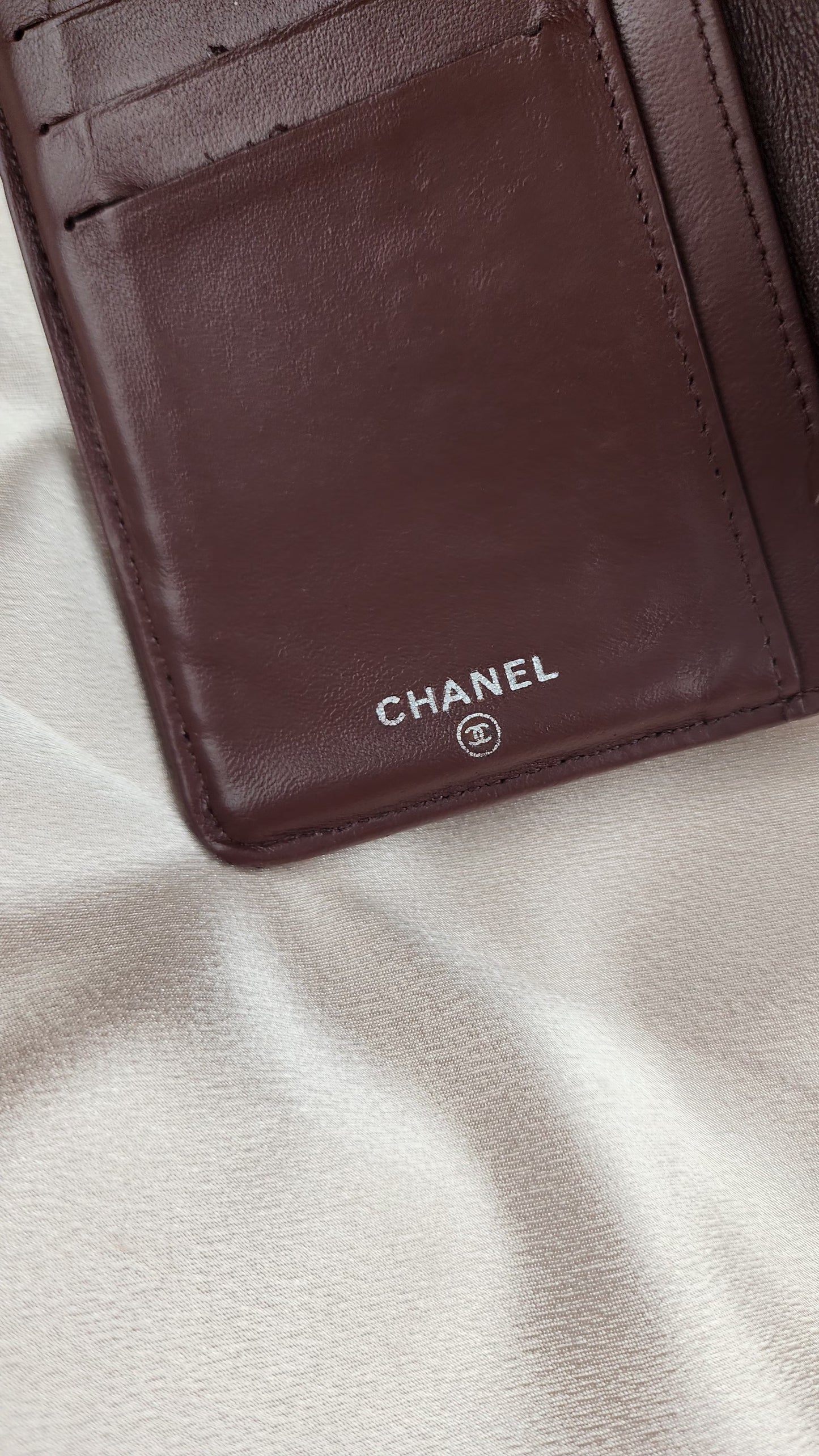 Chanel Matelasse Long Flap Wallet Lamb Skin Black - 676