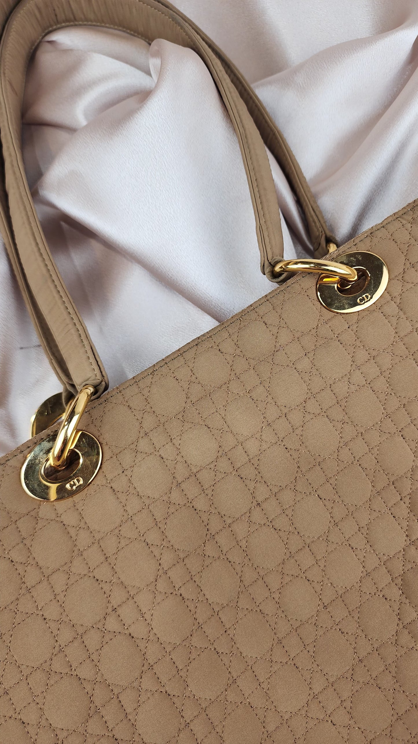 Christian Dior Canage Vintage Beige Tote - 127