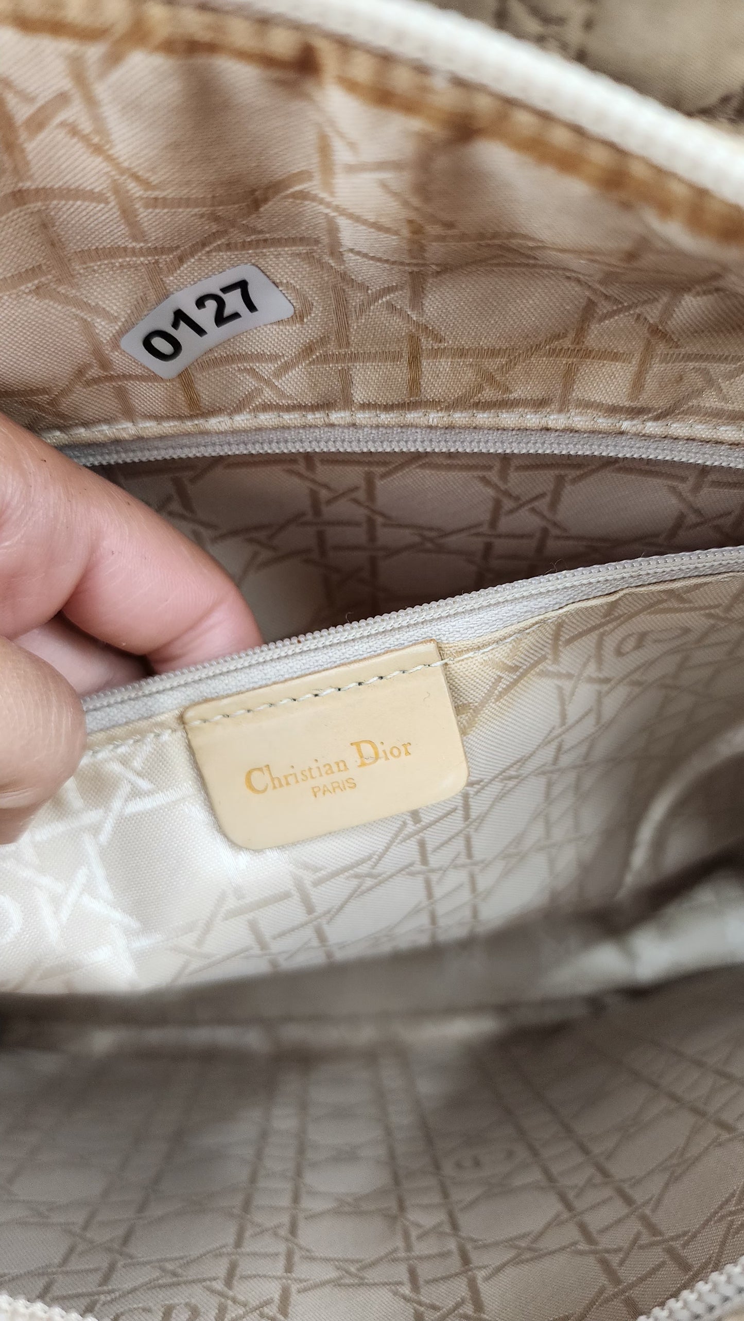 Christian Dior Canage Vintage Beige Tote - 127