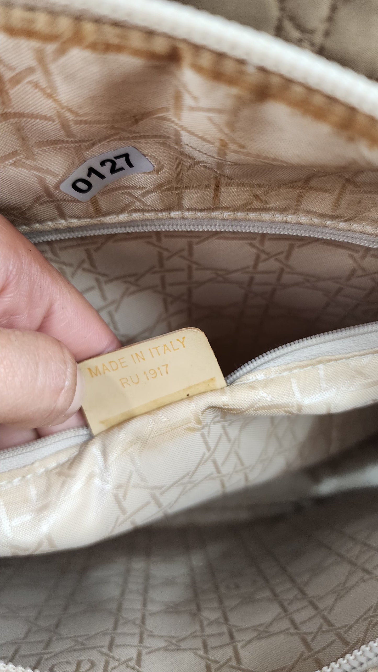 Christian Dior Canage Vintage Beige Tote - 127