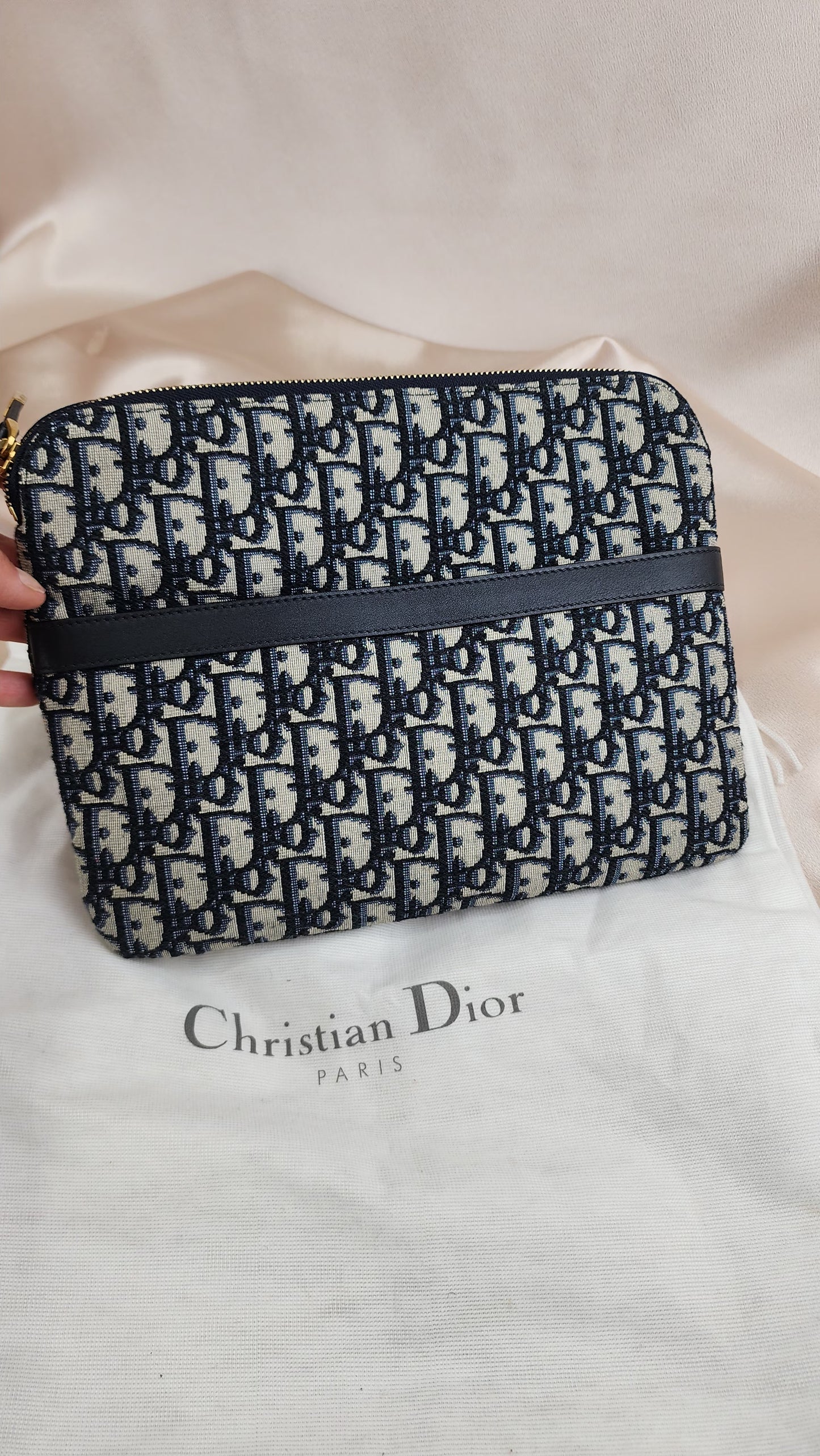 Christian Dior Trotter Canvas Pouch - 824