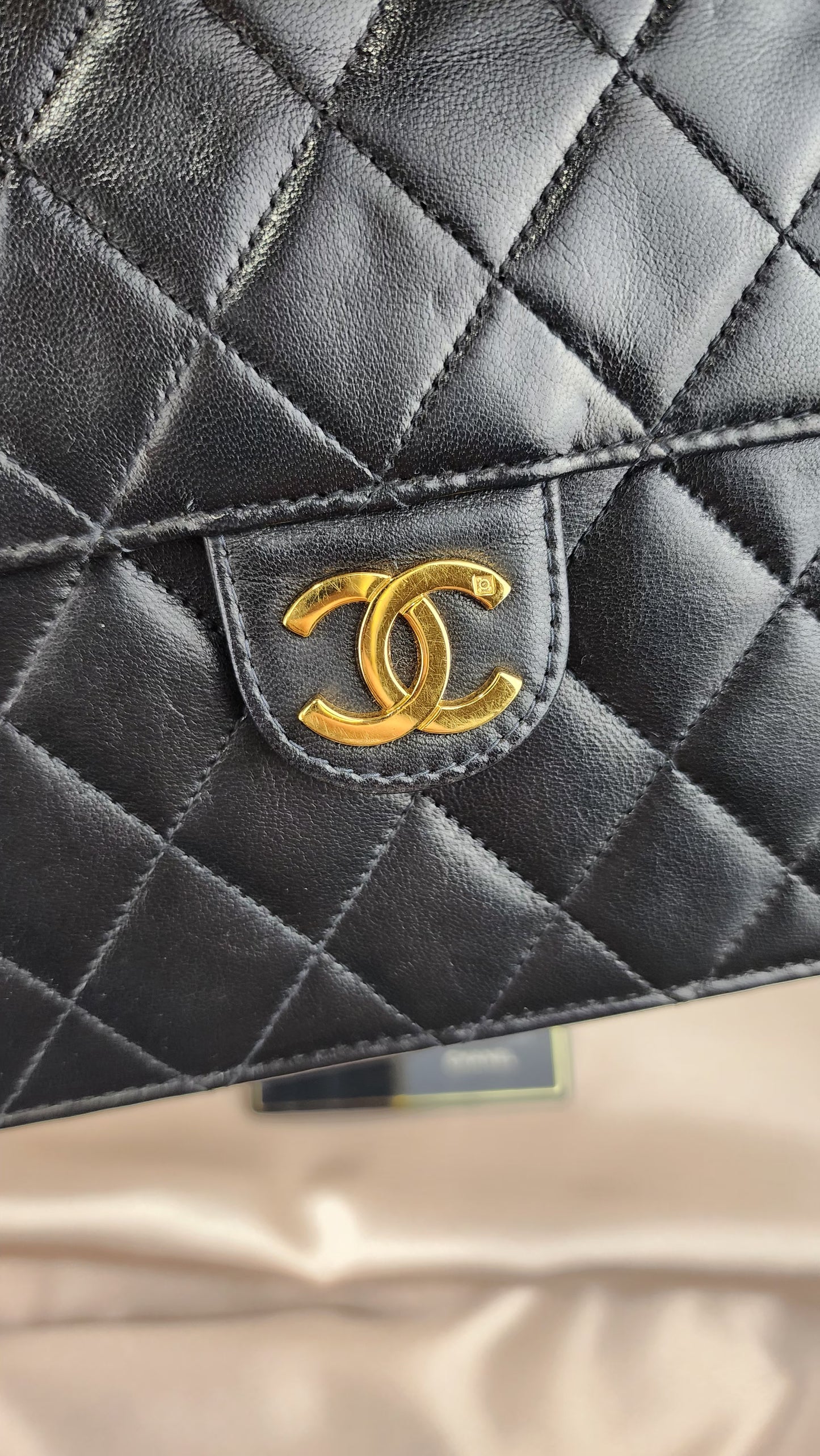 Chanel Matelasse Chain Lamb Skin Shoulder Bag - 844