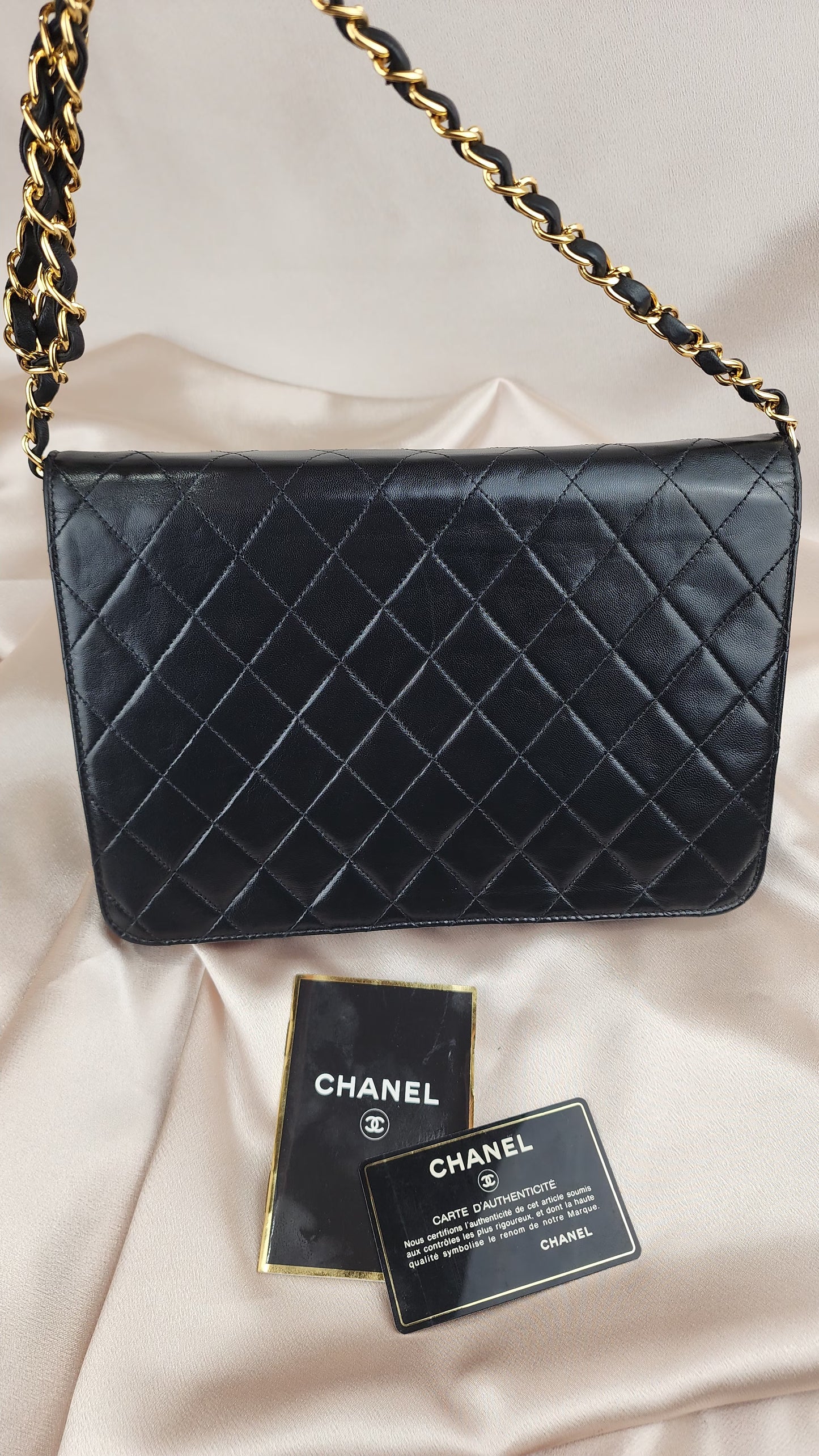 Chanel Matelasse Chain Lamb Skin Shoulder Bag - 844