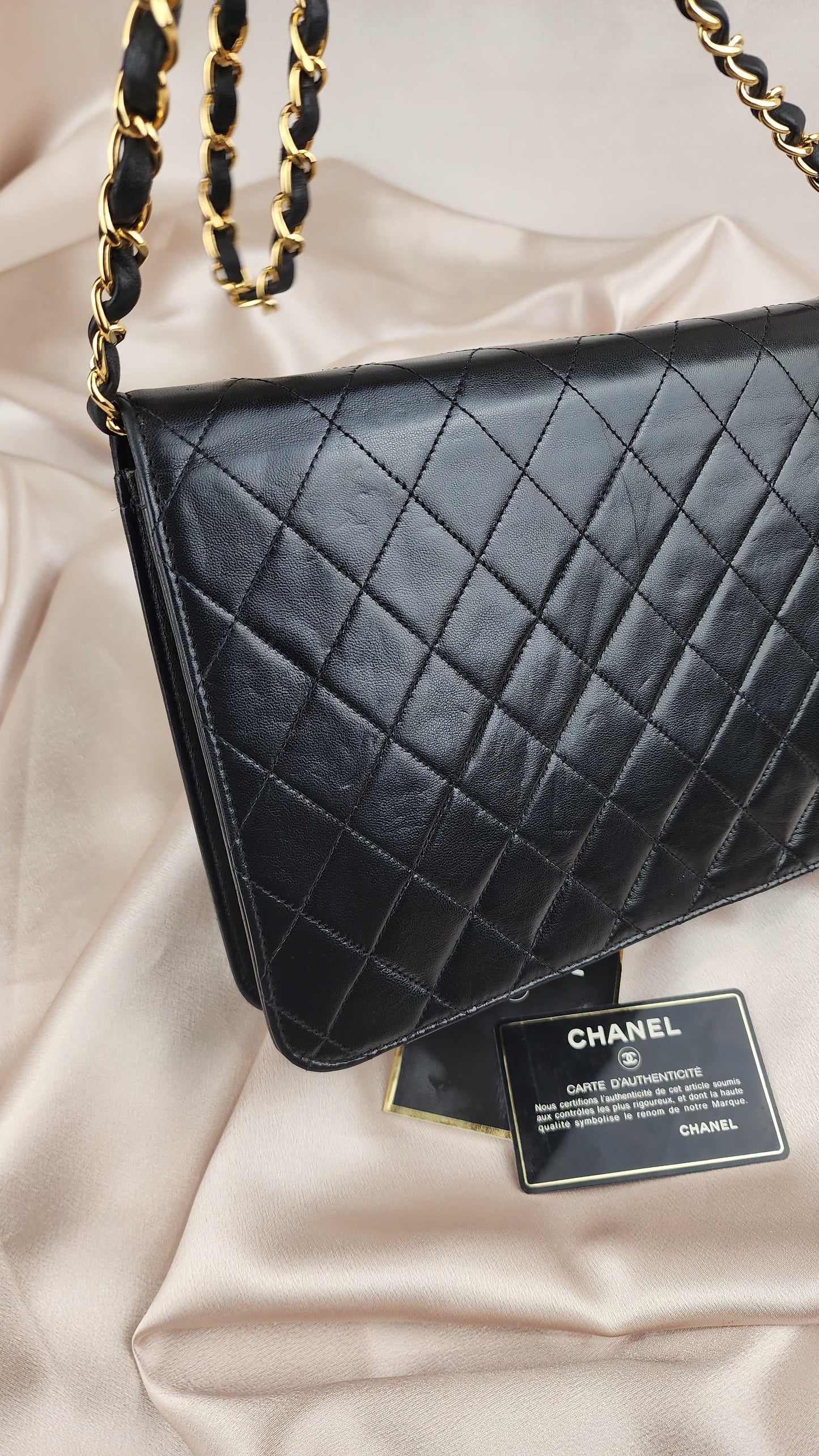 Chanel Matelasse Chain Lamb Skin Shoulder Bag - 844