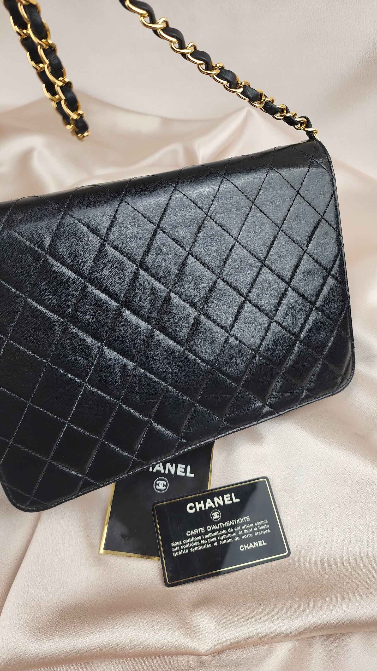 Chanel Matelasse Chain Lamb Skin Shoulder Bag - 844