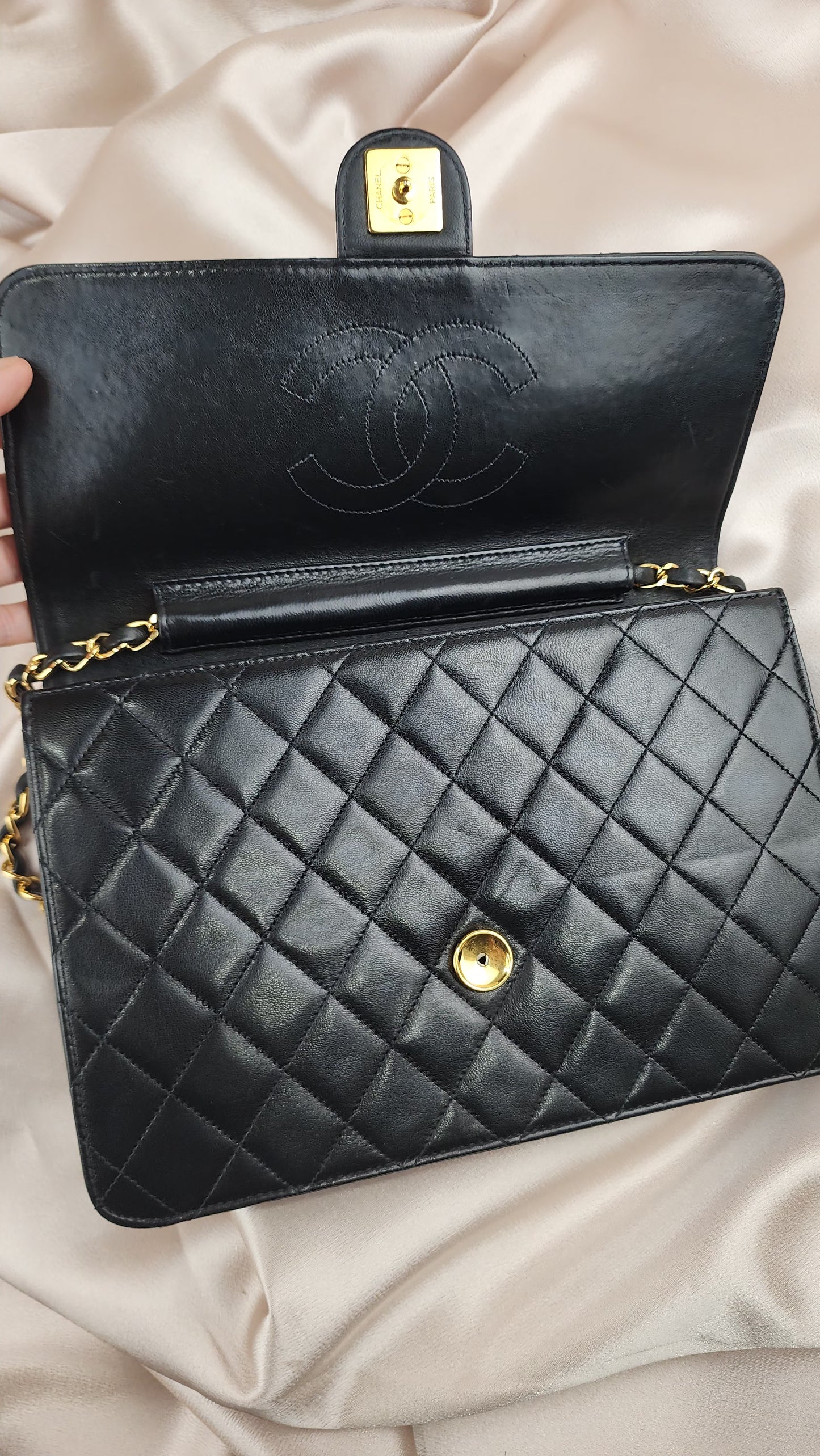 Chanel Matelasse Chain Lamb Skin Shoulder Bag - 844