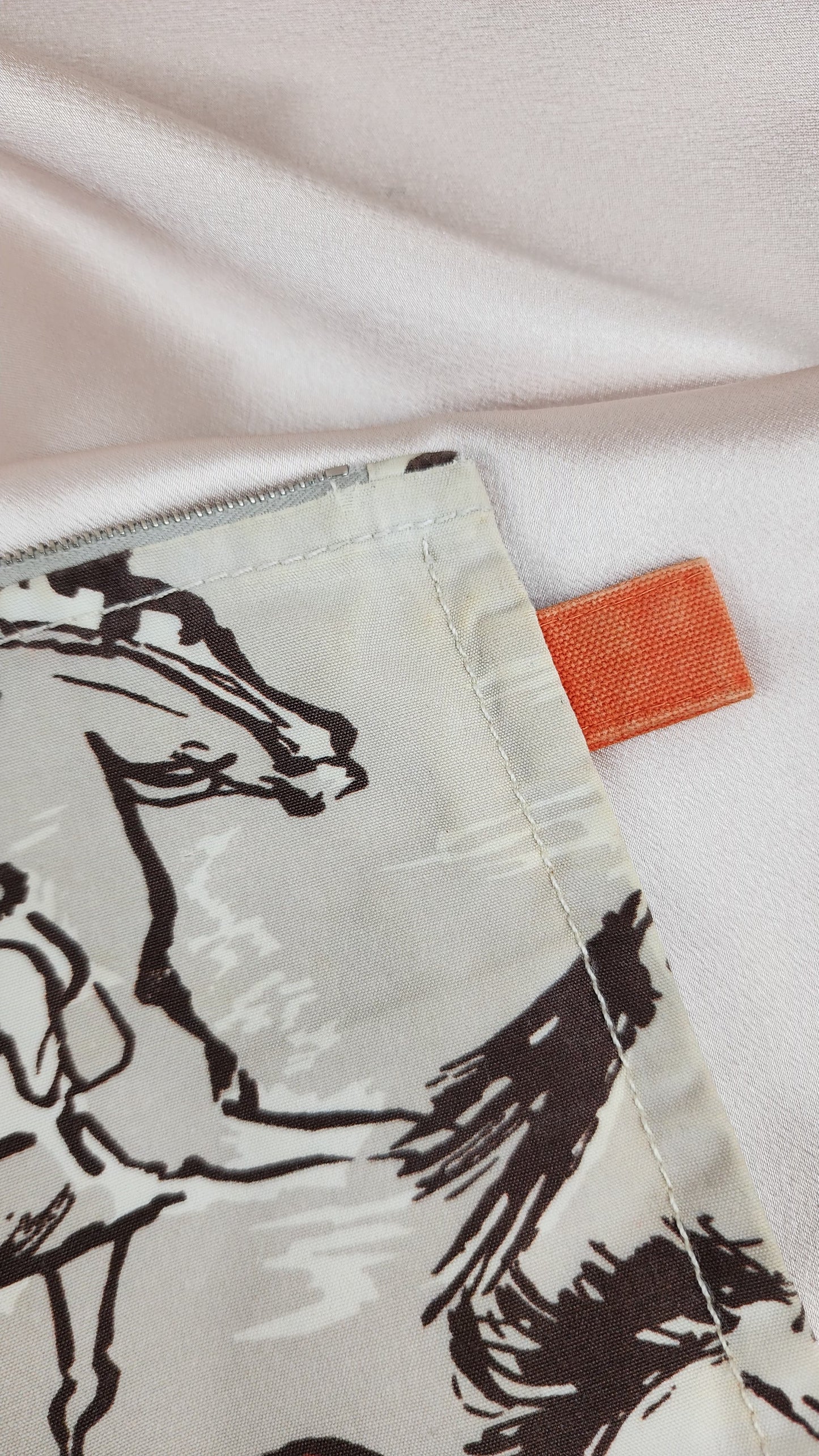 Hermes Canvas Horse Pouch - 866