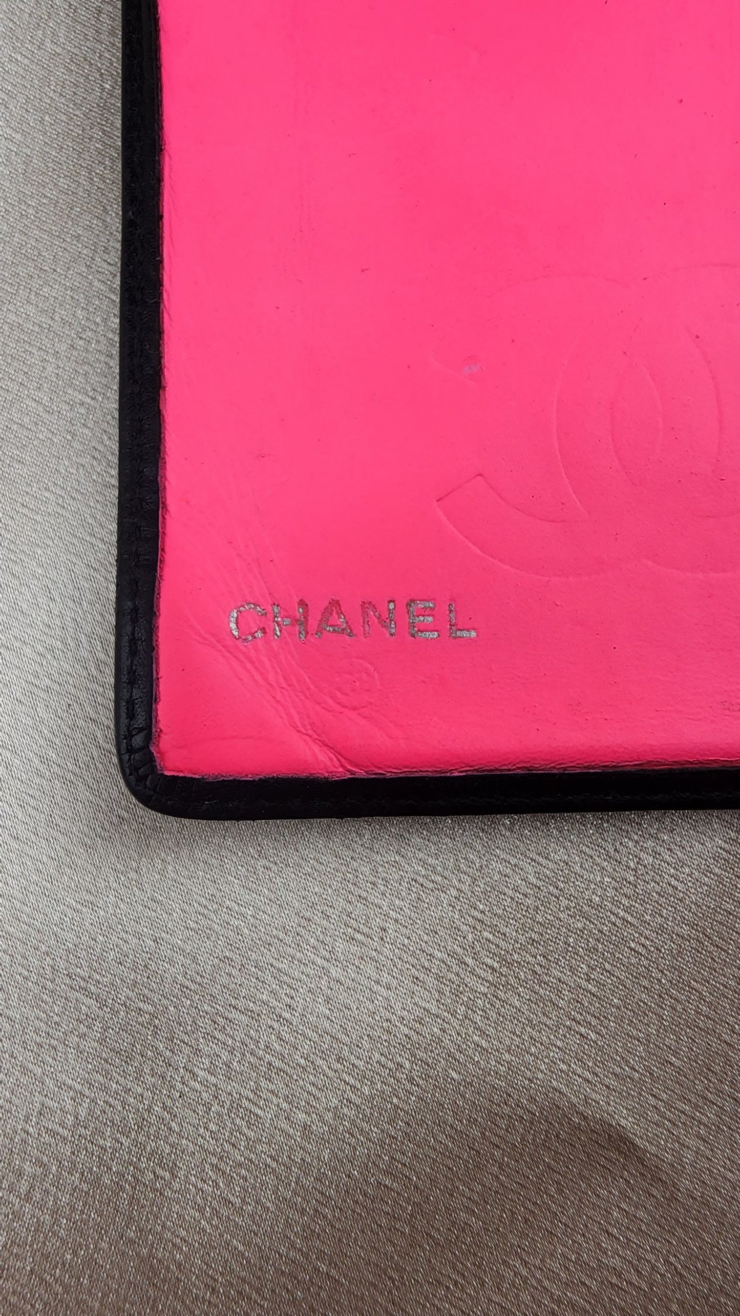 Chanel Cambon Long Flap Wallet Pink Interior - 806