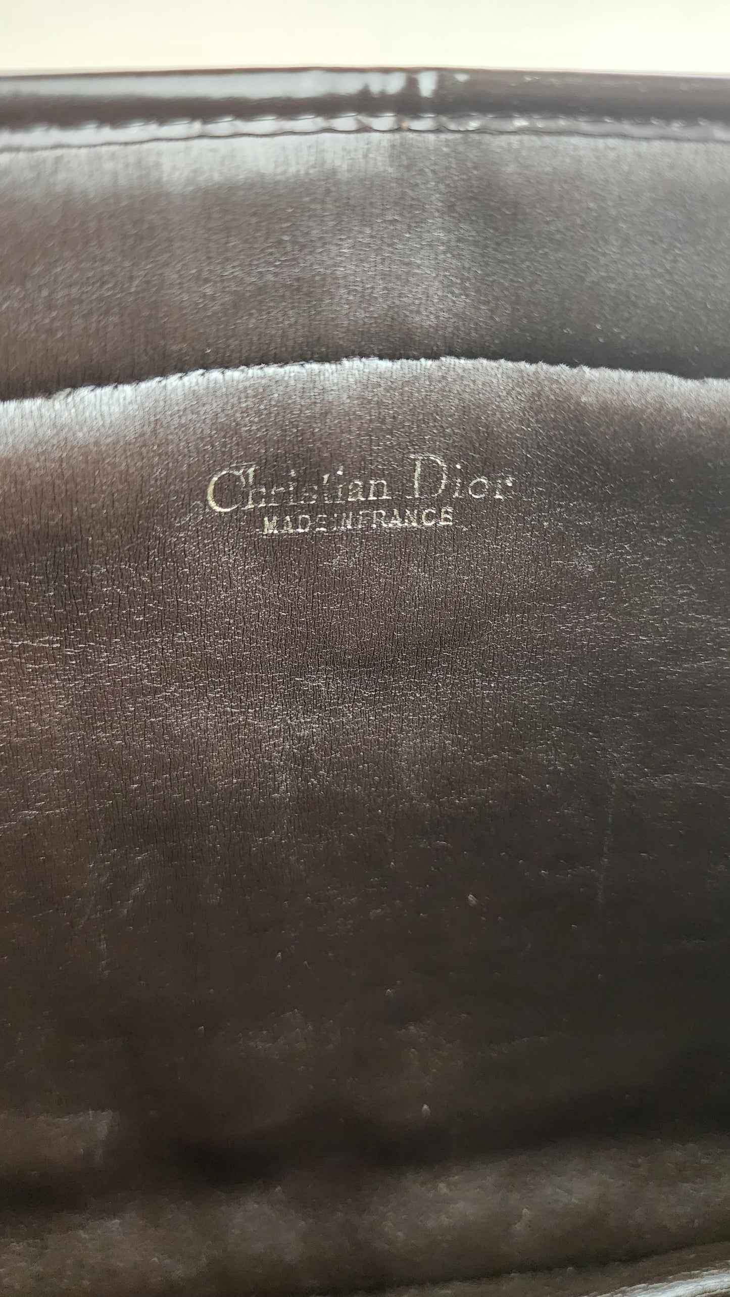 Christian Dior Brown Trotter Canvas Clutch - 906