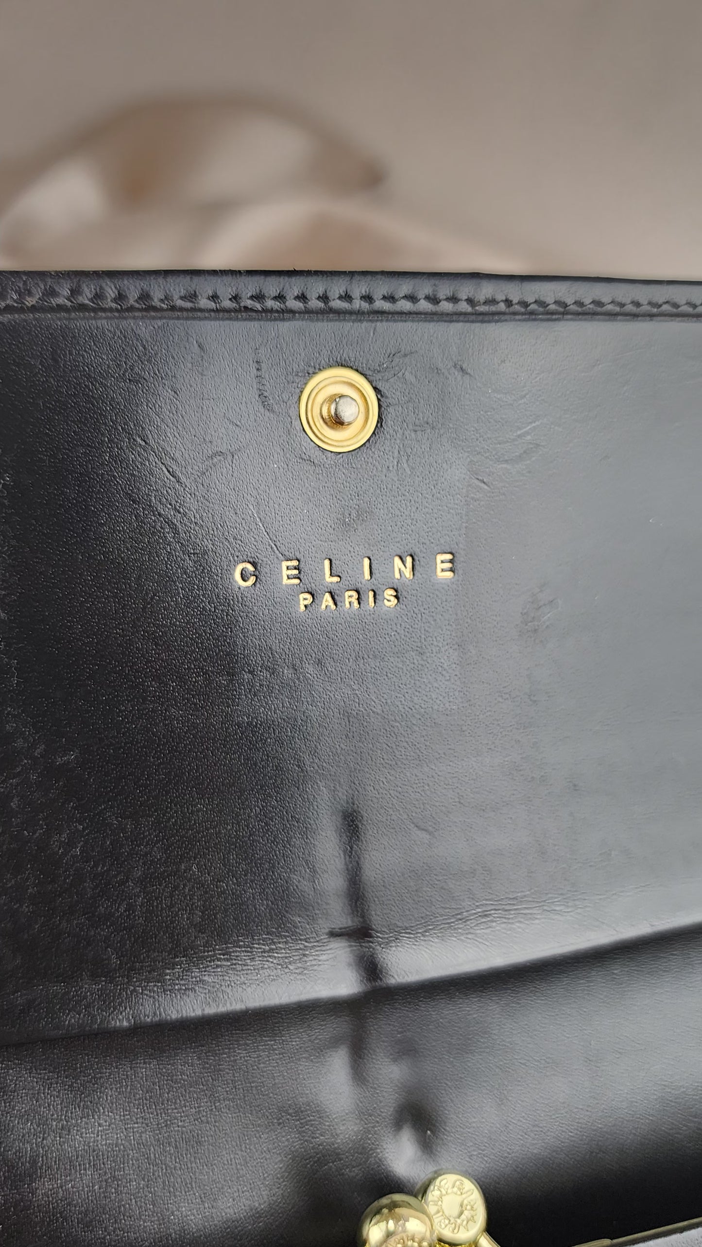 Celine Black Macadam Long Wallet - 913