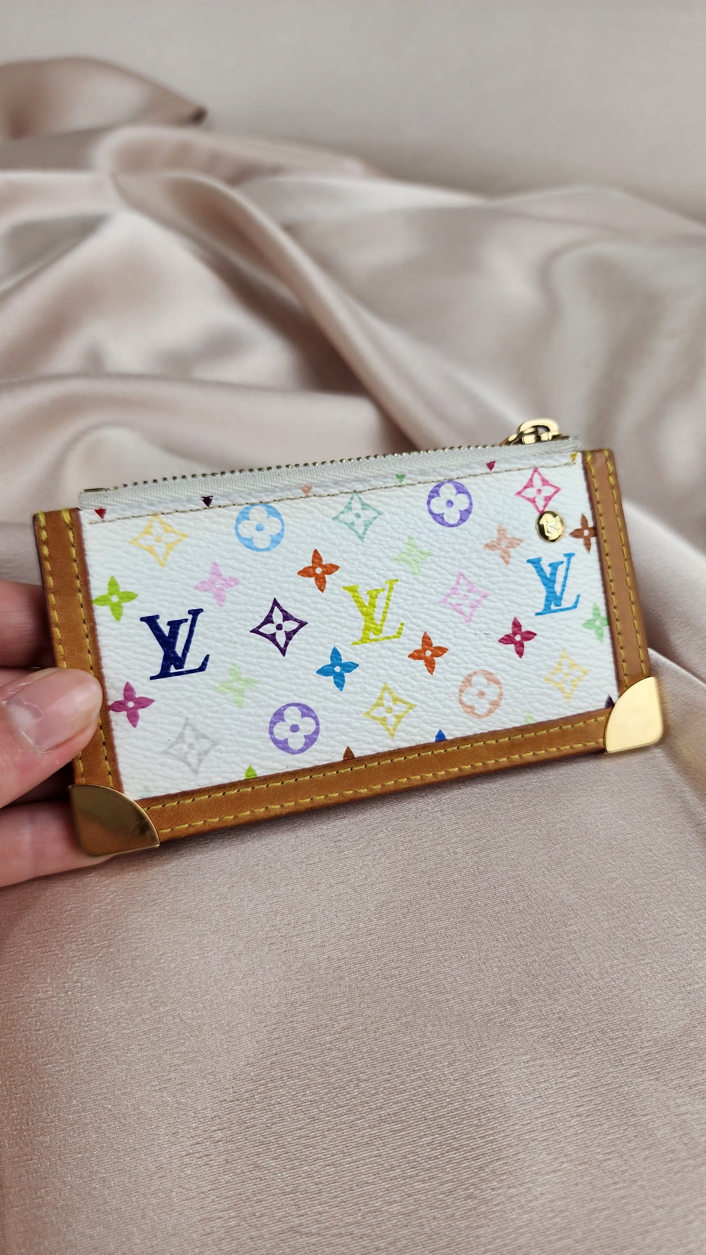 Louis Vuitton Monogram Multicolor Pochette Cles - 899