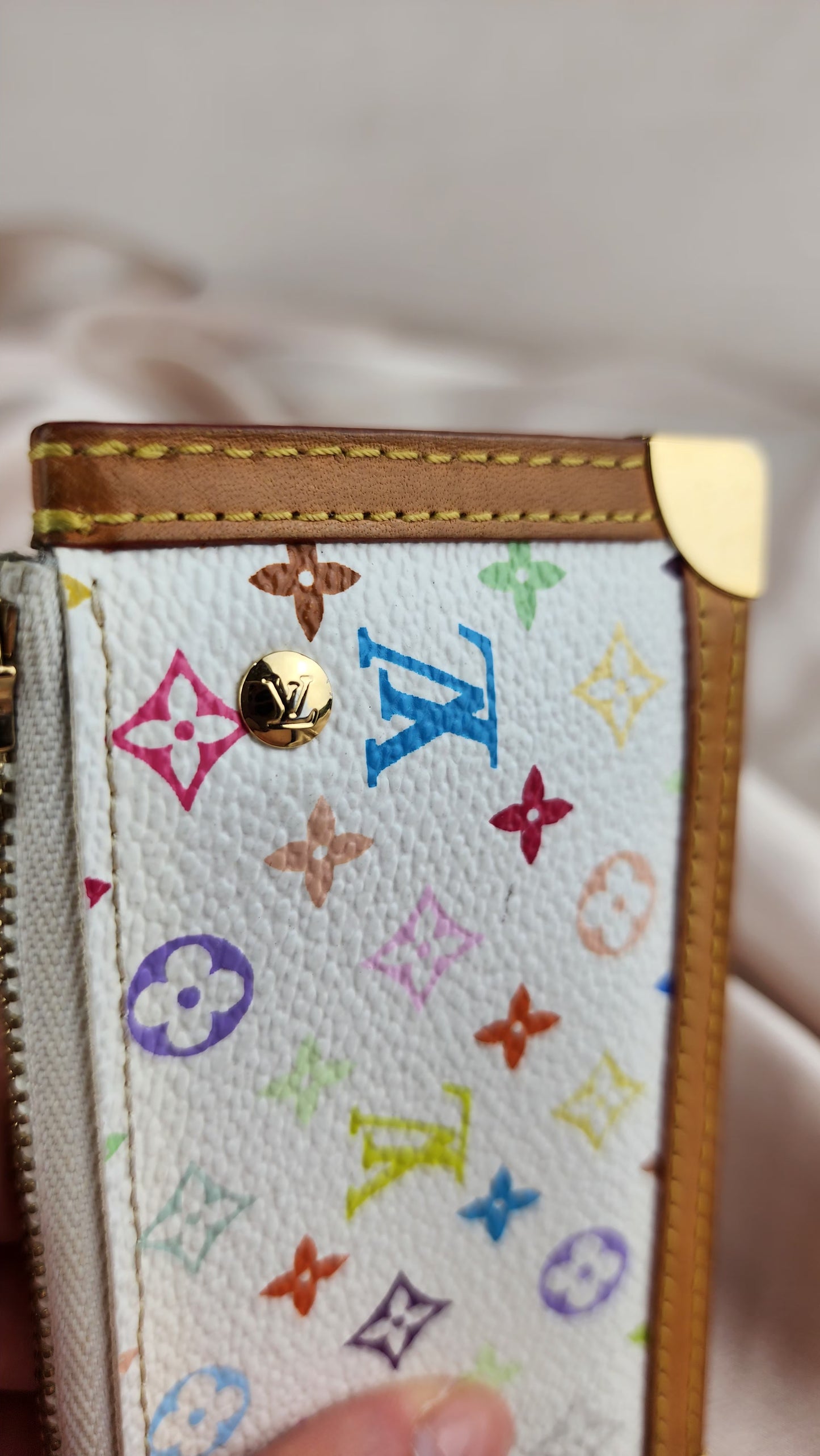 Louis Vuitton Monogram Multicolor Pochette Cles - 899