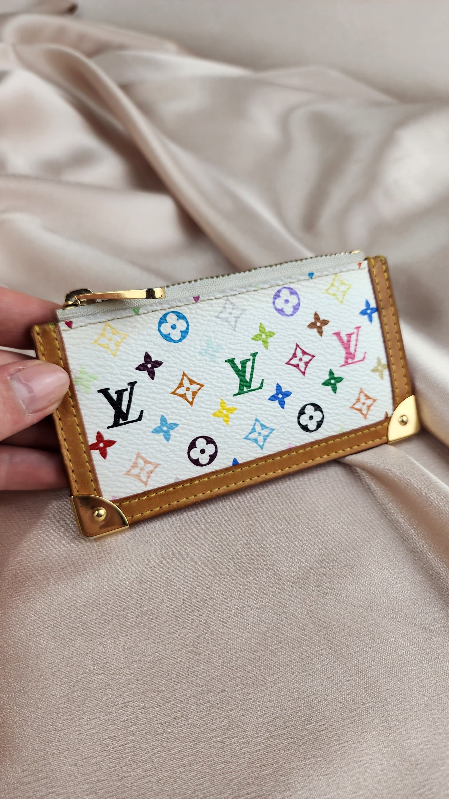 Louis Vuitton Monogram Multicolor Pochette Cles - 899