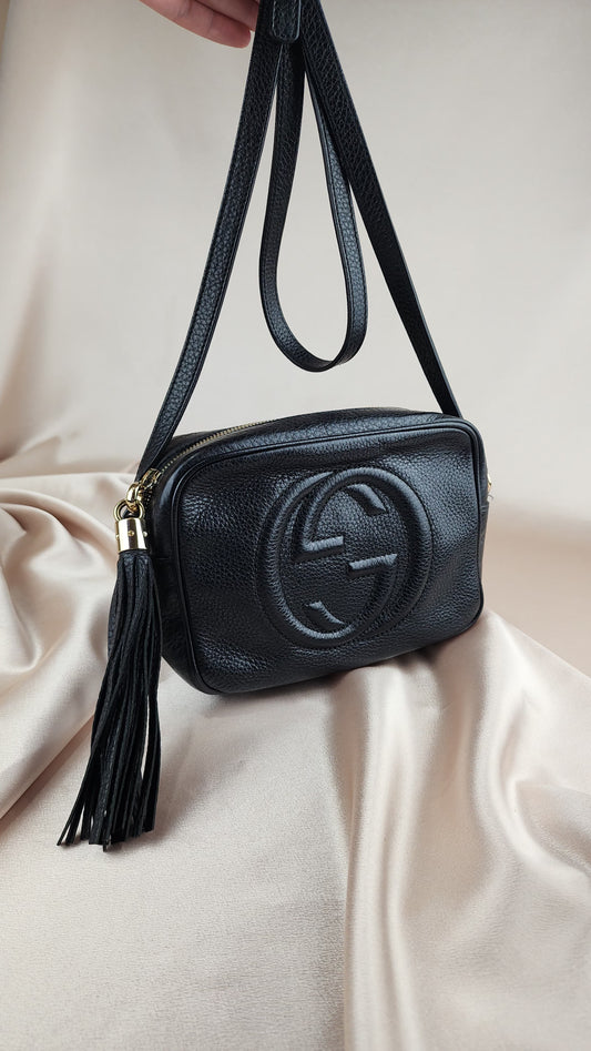 Gucci Disco Crossbody Leather Bag