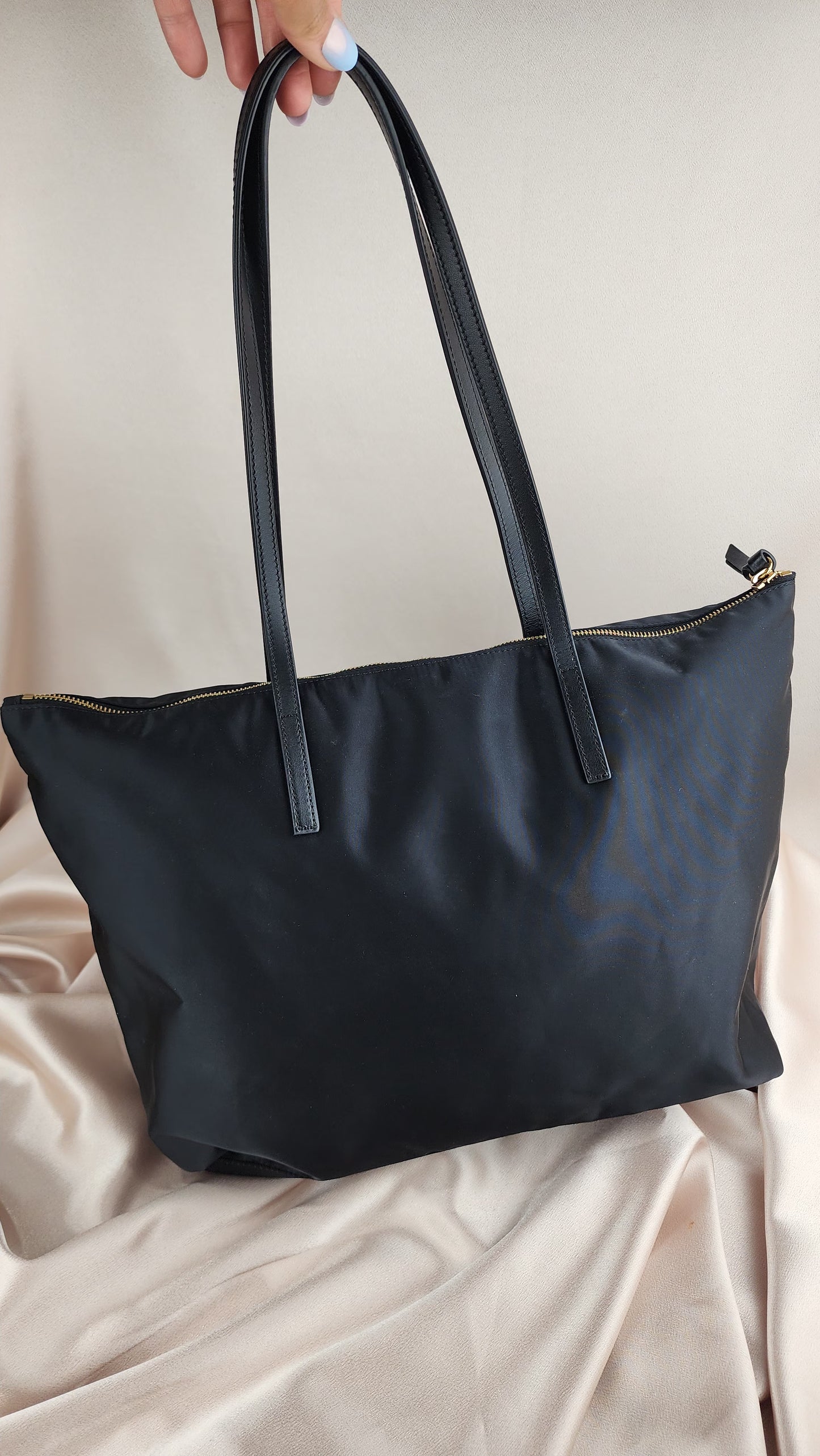 Versace black Nylon tote - 0283